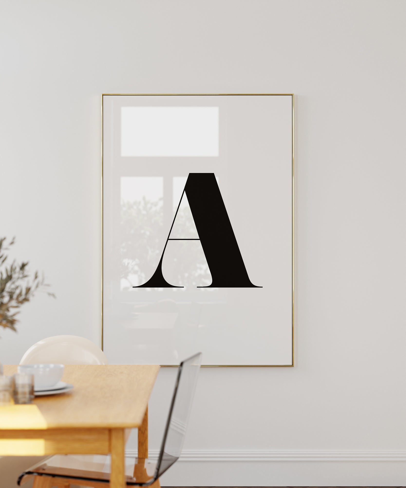 A LETTER B&W