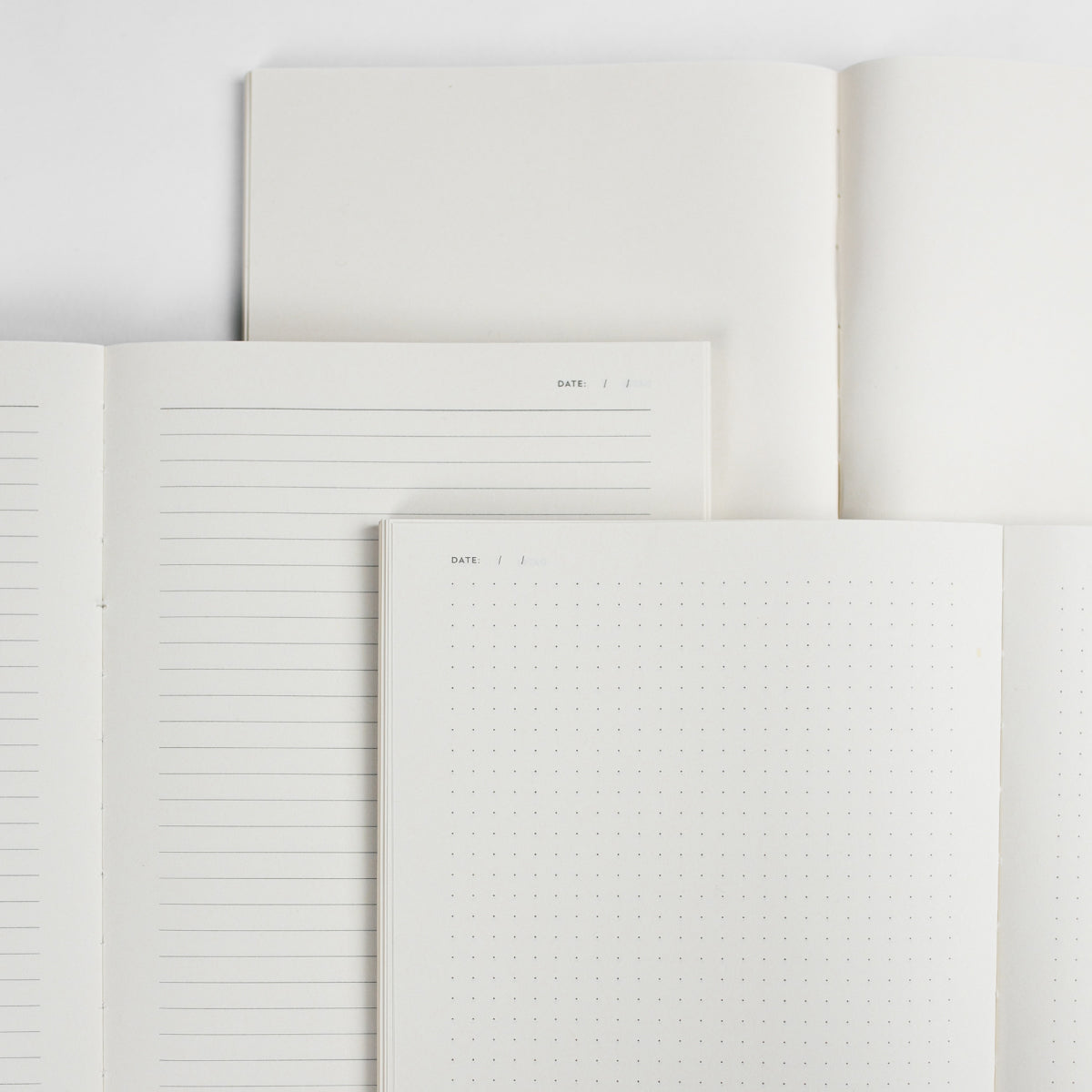 RULED HARDCOVER NOTEBOOK / WHITE