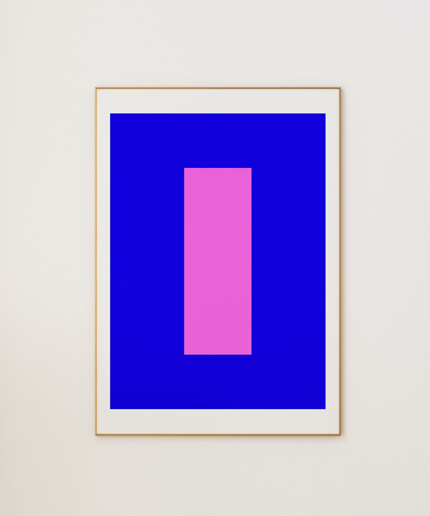 Stylish 'I LETTER' initial print, modern wall decor for a personalized minimalist aesthetic.