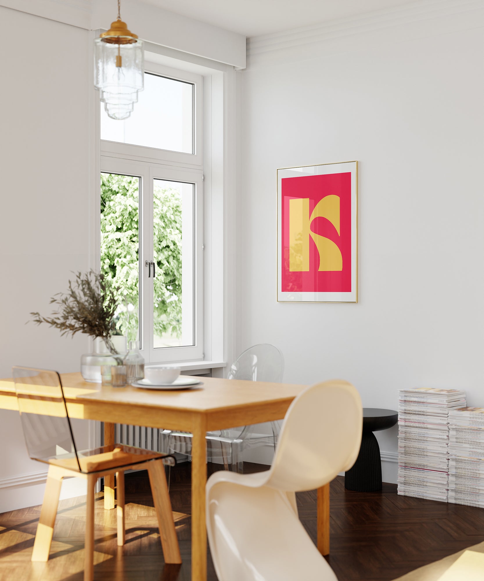 Stylish 'K LETTER' initial artwork, minimalist prints for a modern aesthetic design.