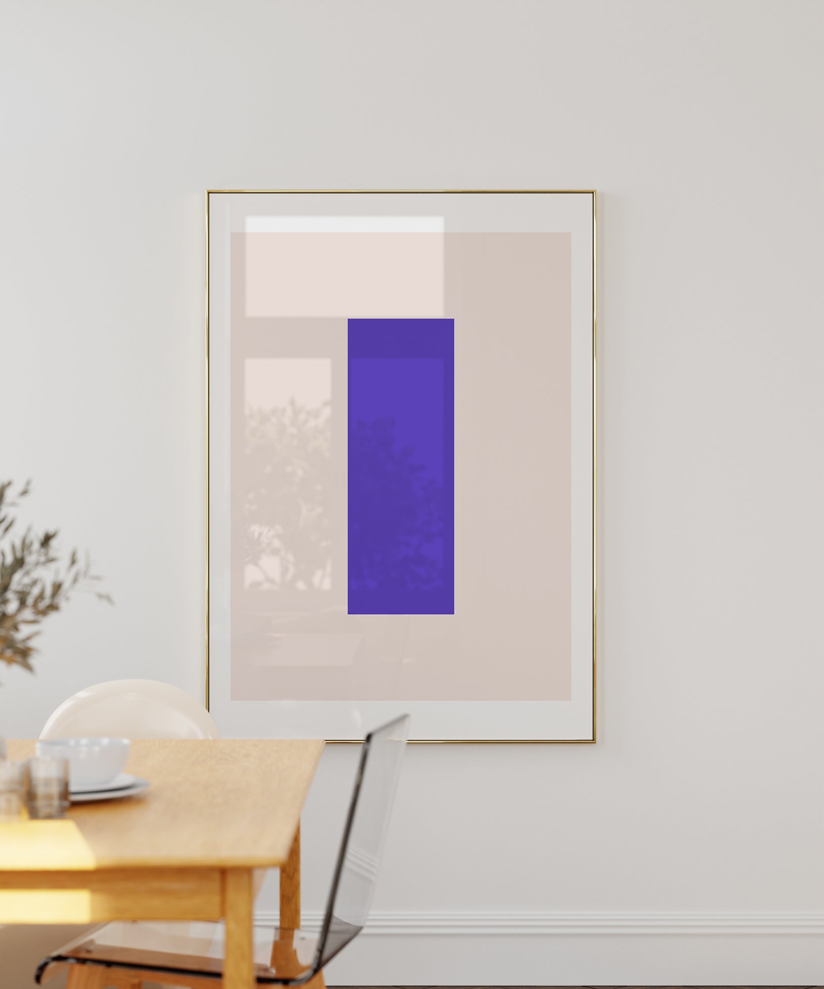 Soft pastel 'I LETTER PASTEL' initial, framed abstract prints for gentle aesthetic elegance.