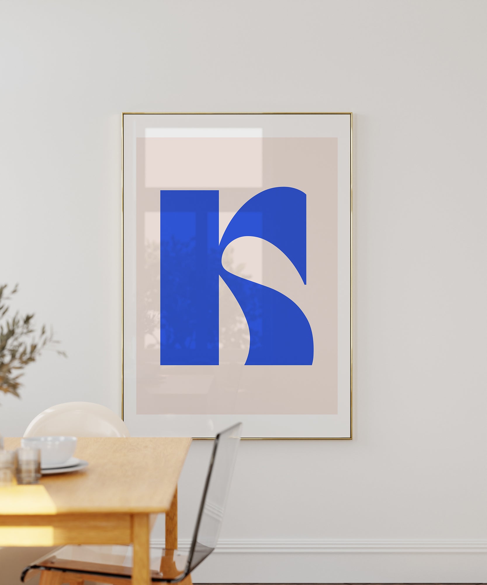 Soft pastel 'K LETTER PASTEL' initial, aesthetic canvas-style print for gentle modern decor (Duplicate).