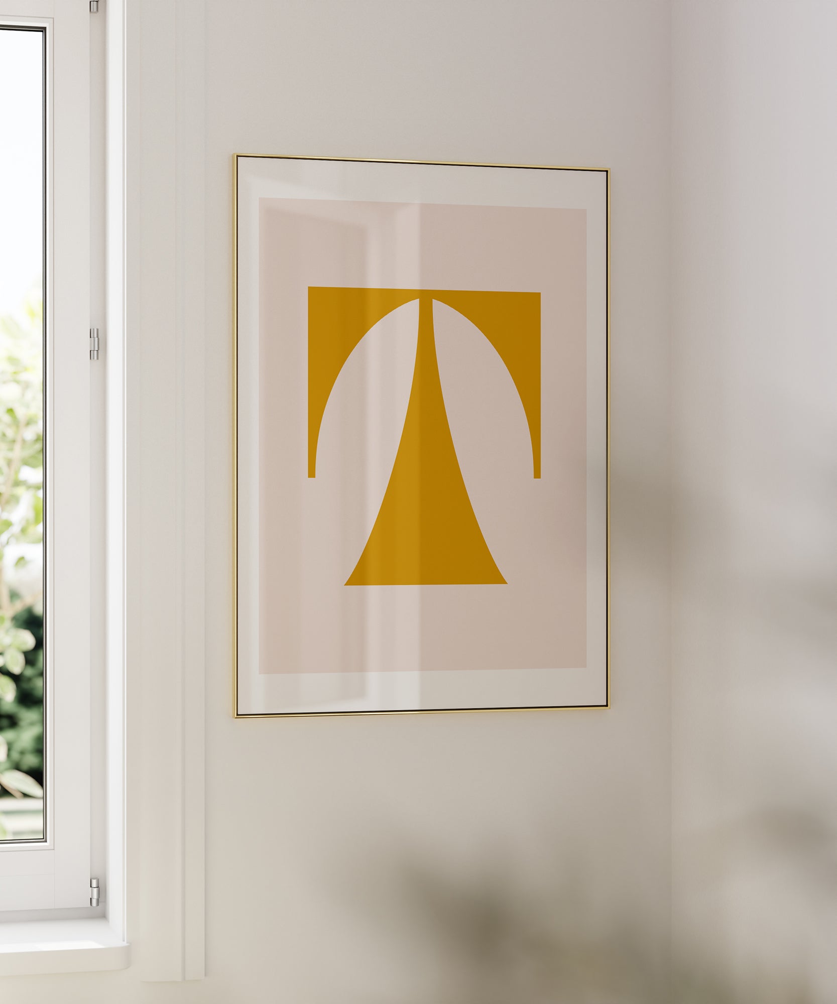 Elegant pastel 'T LETTER PASTEL' initial, aesthetic wall art for modern kids' room or living room.