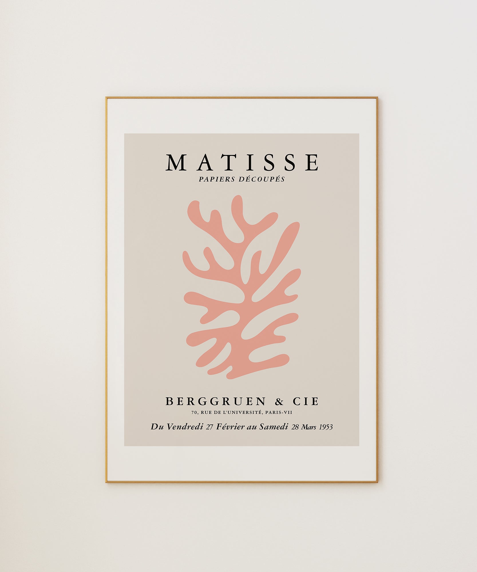 MATISSE EXHIBITION v3' chic abstract art, framed abstract prints for a versatile aesthetic.