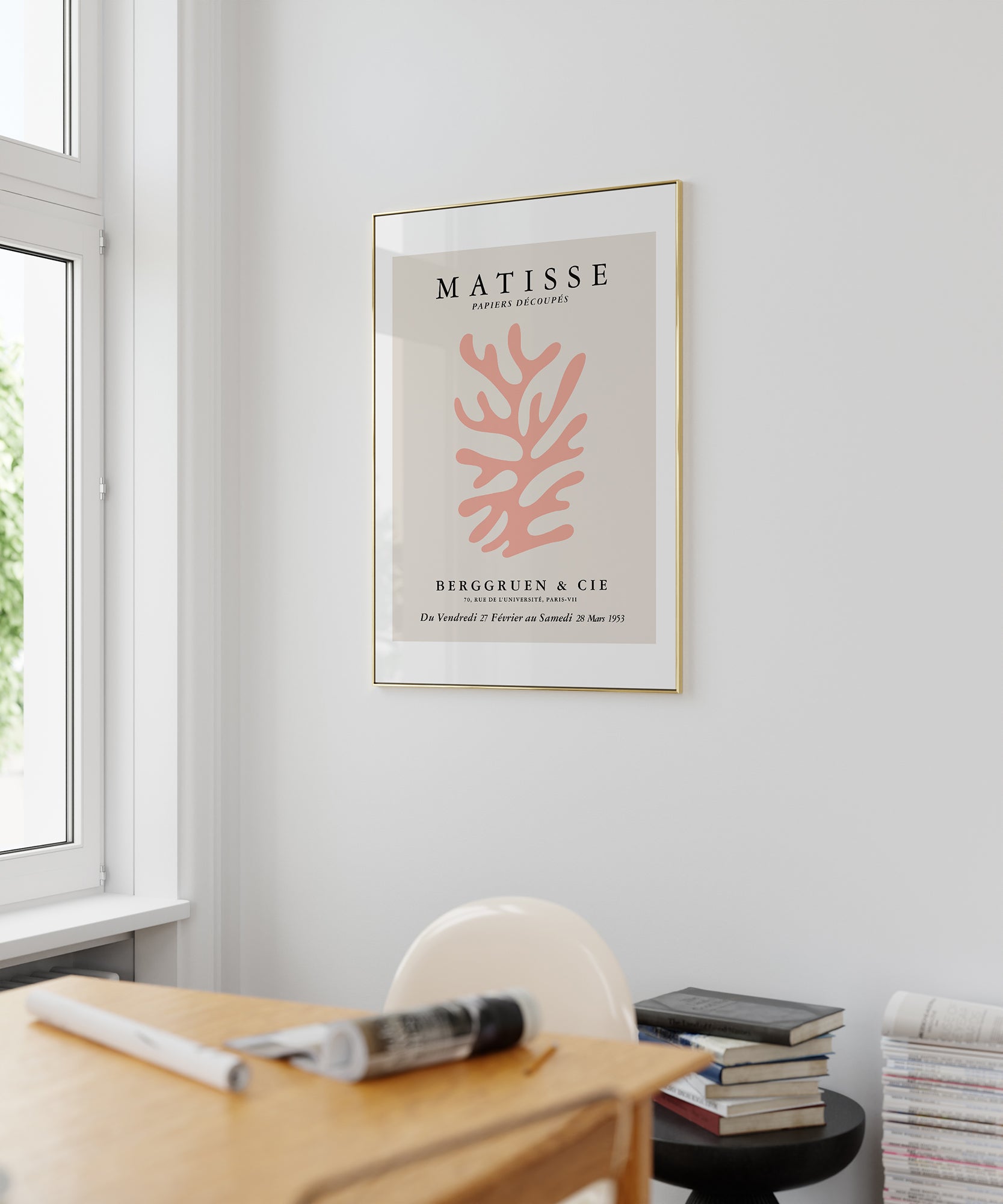 MATISSE EXHIBITION v3' chic abstract art, framed abstract prints for a versatile aesthetic.