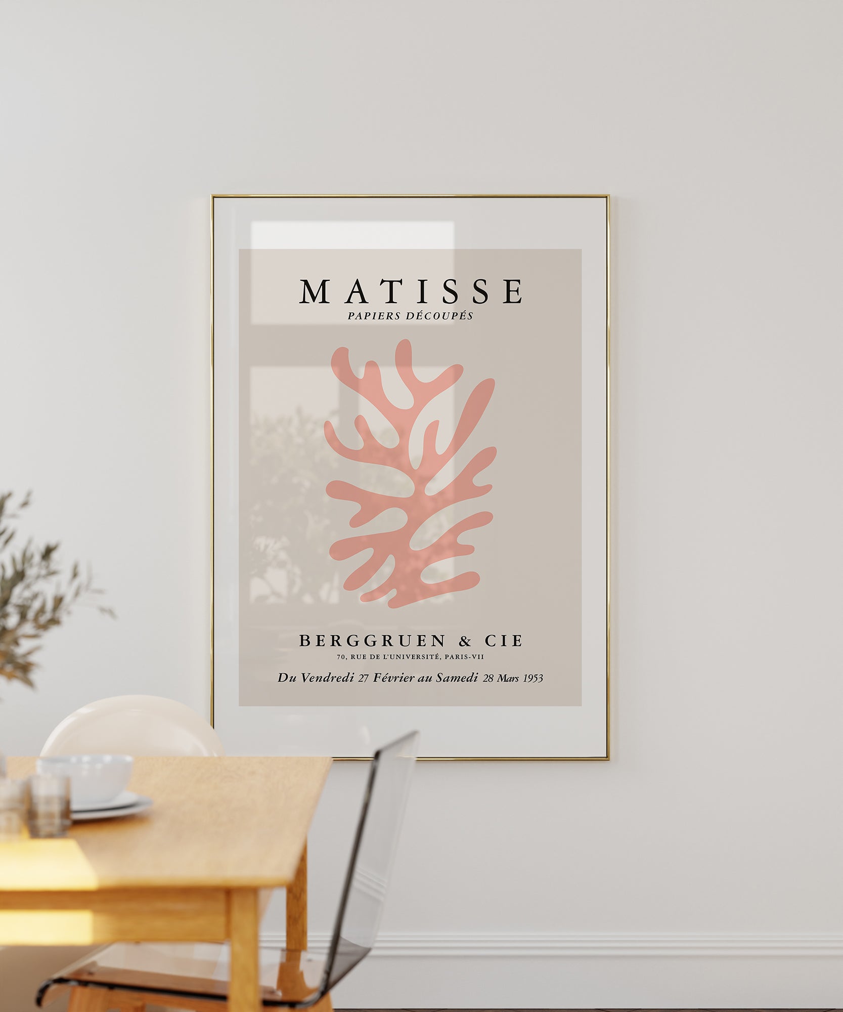 MATISSE EXHIBITION v3' chic abstract art, framed abstract prints for a versatile aesthetic.