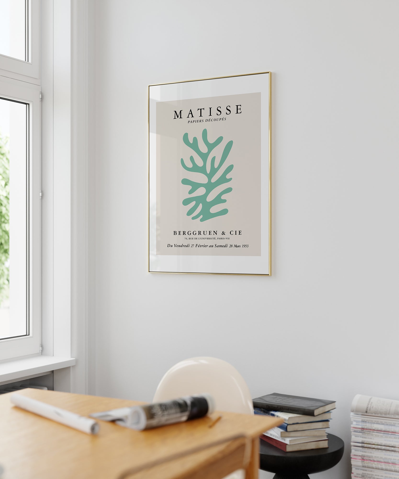 MATISSE EXHIBITION v5' bold abstract art, minimalist prints for a sharp modern aesthetic.