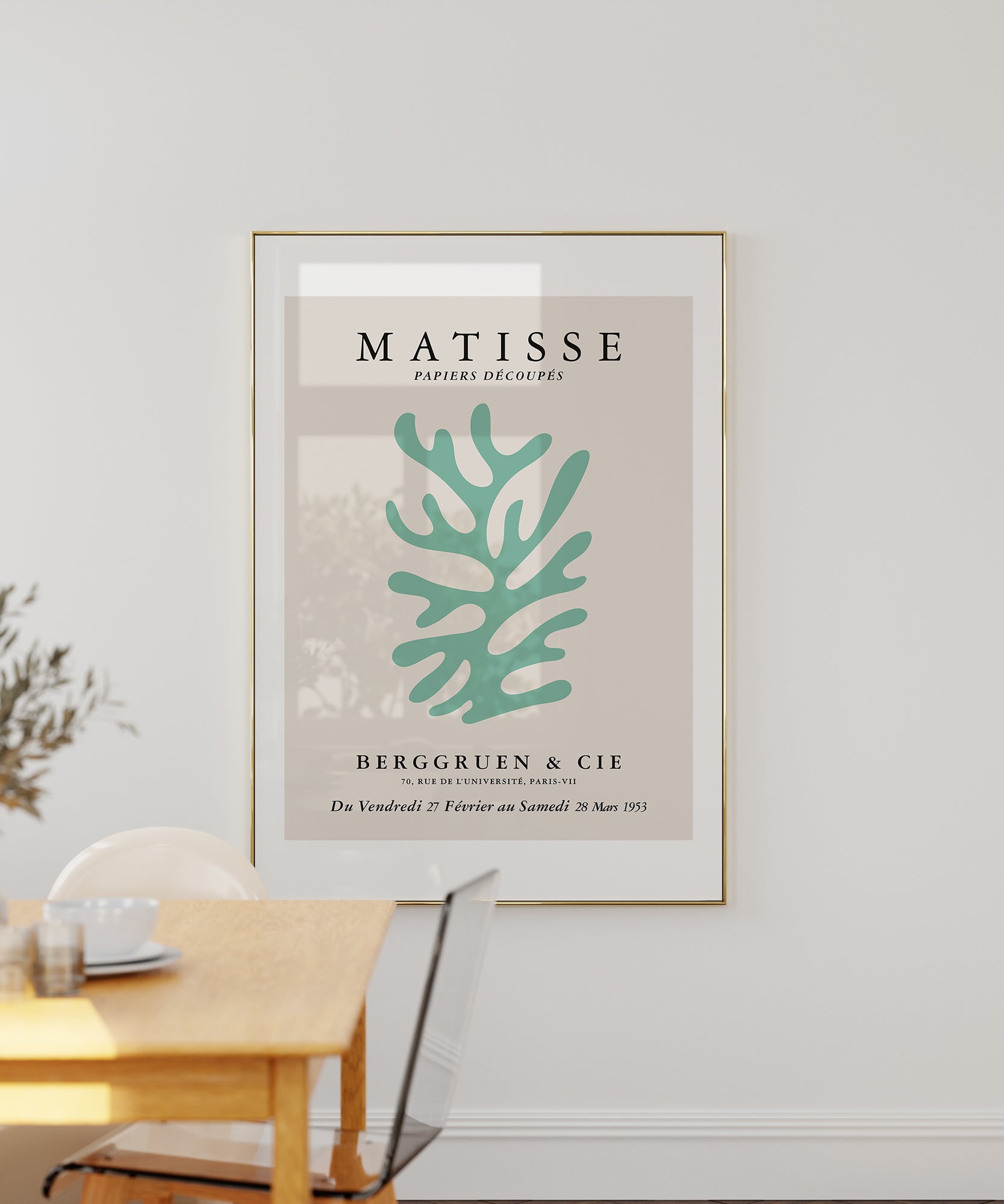 MATISSE EXHIBITION v5' bold abstract art, minimalist prints for a sharp modern aesthetic.