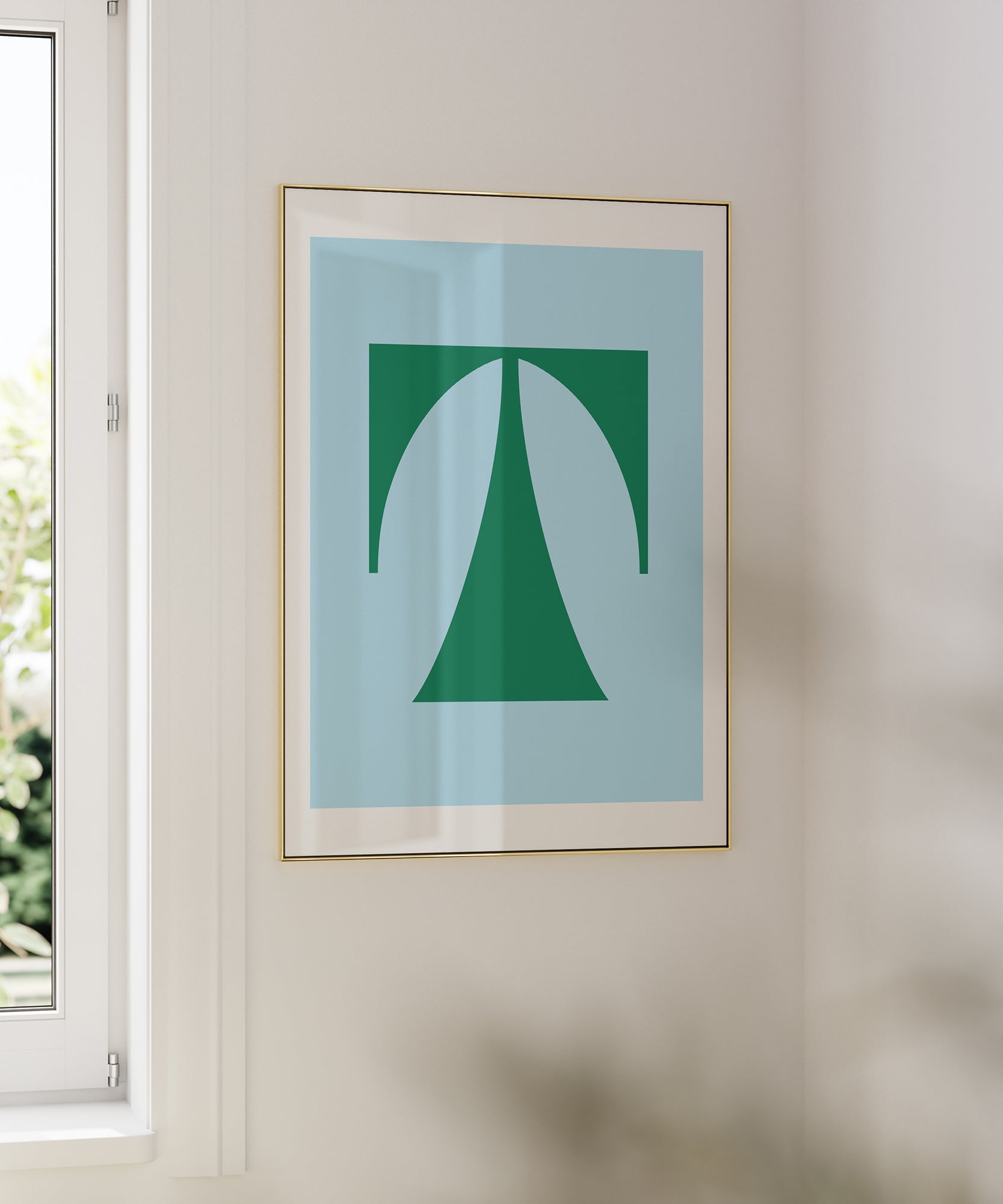 Chic 'T LETTER' initial print, modern wall decor for a personalized aesthetic style.