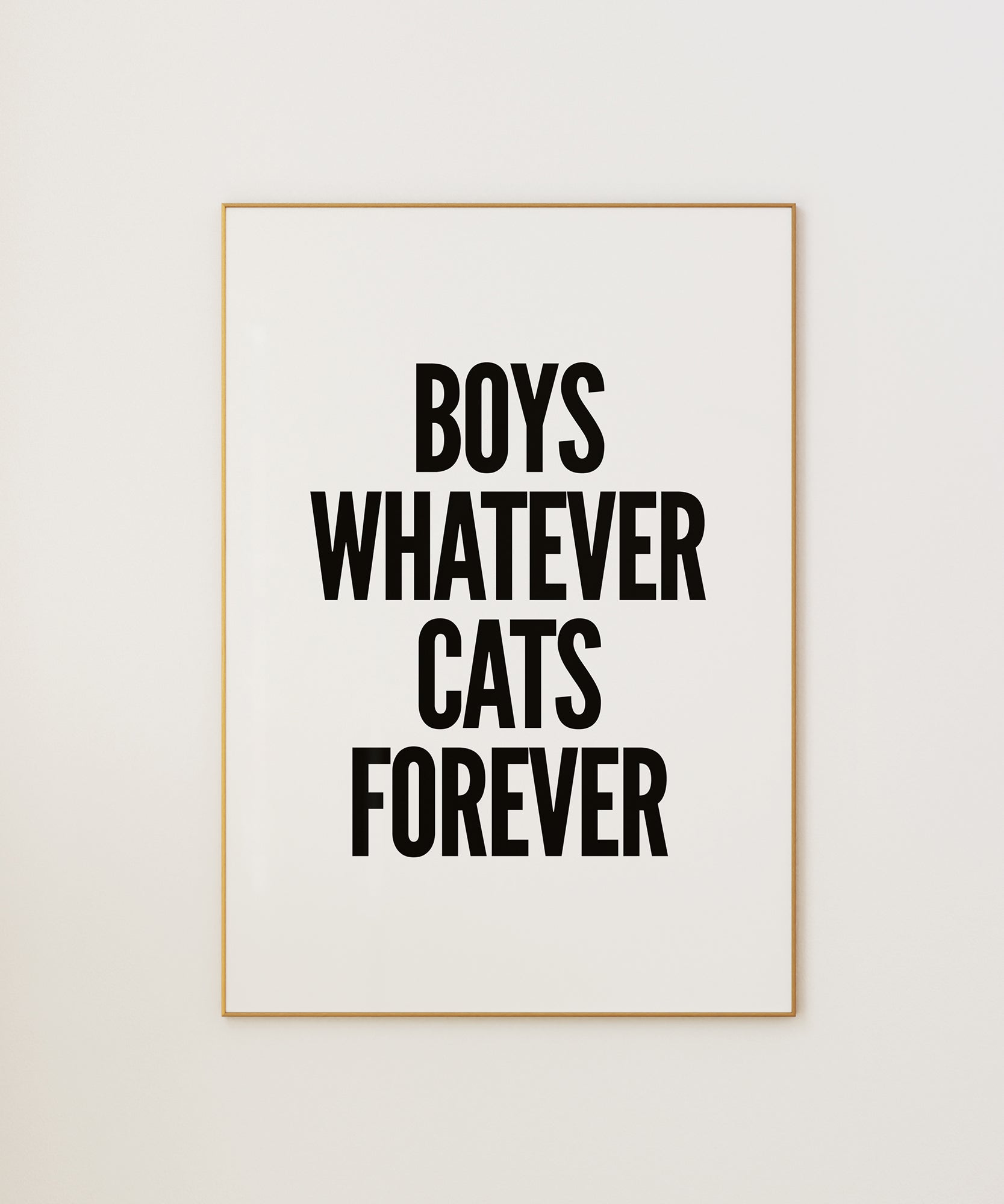 Boys Whatever Cats Forever