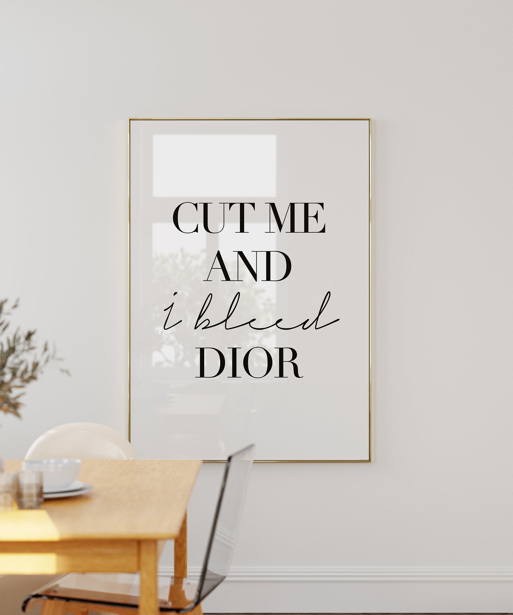 Cut Me And I Bleed Dior
