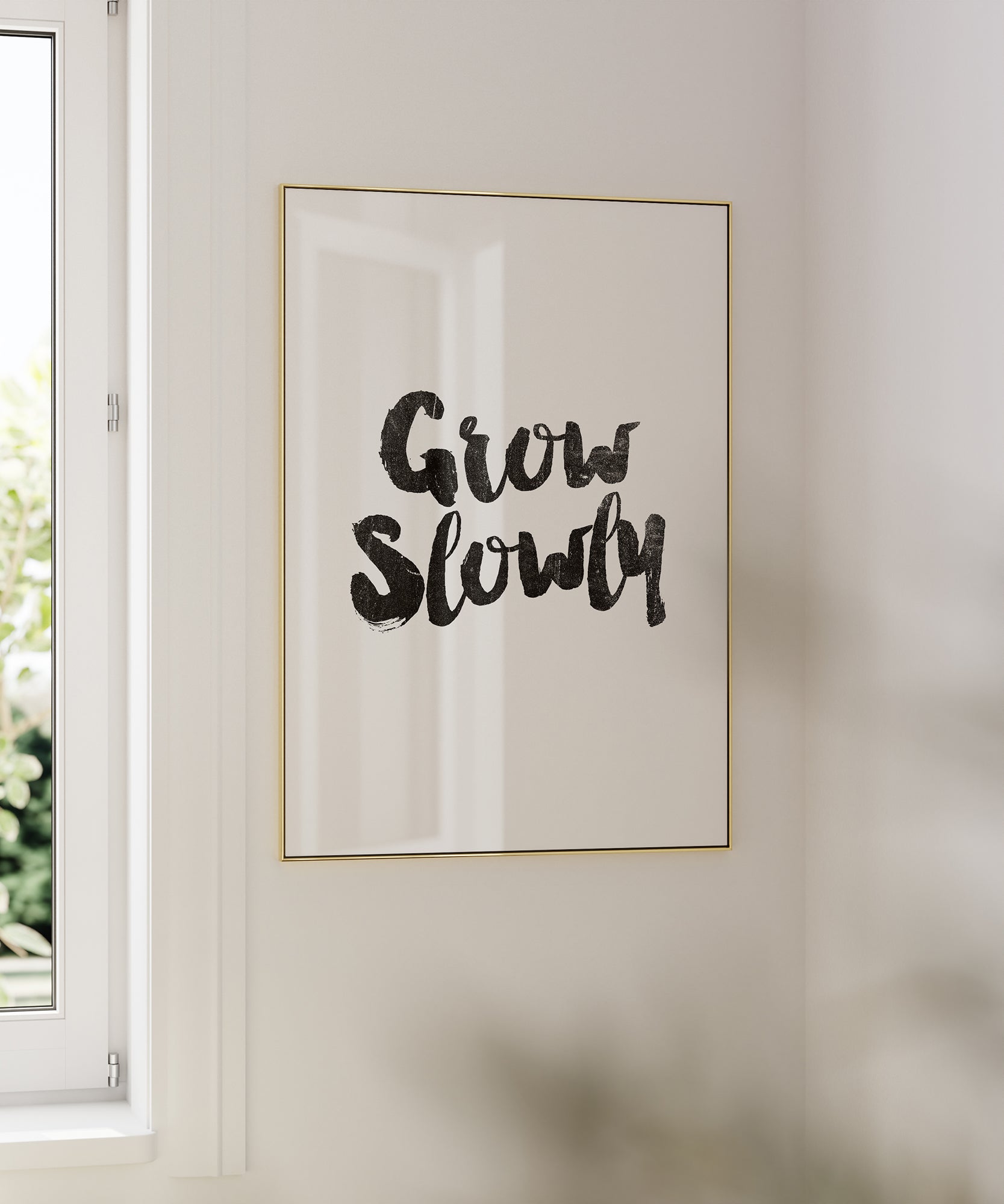 Grow Slowly