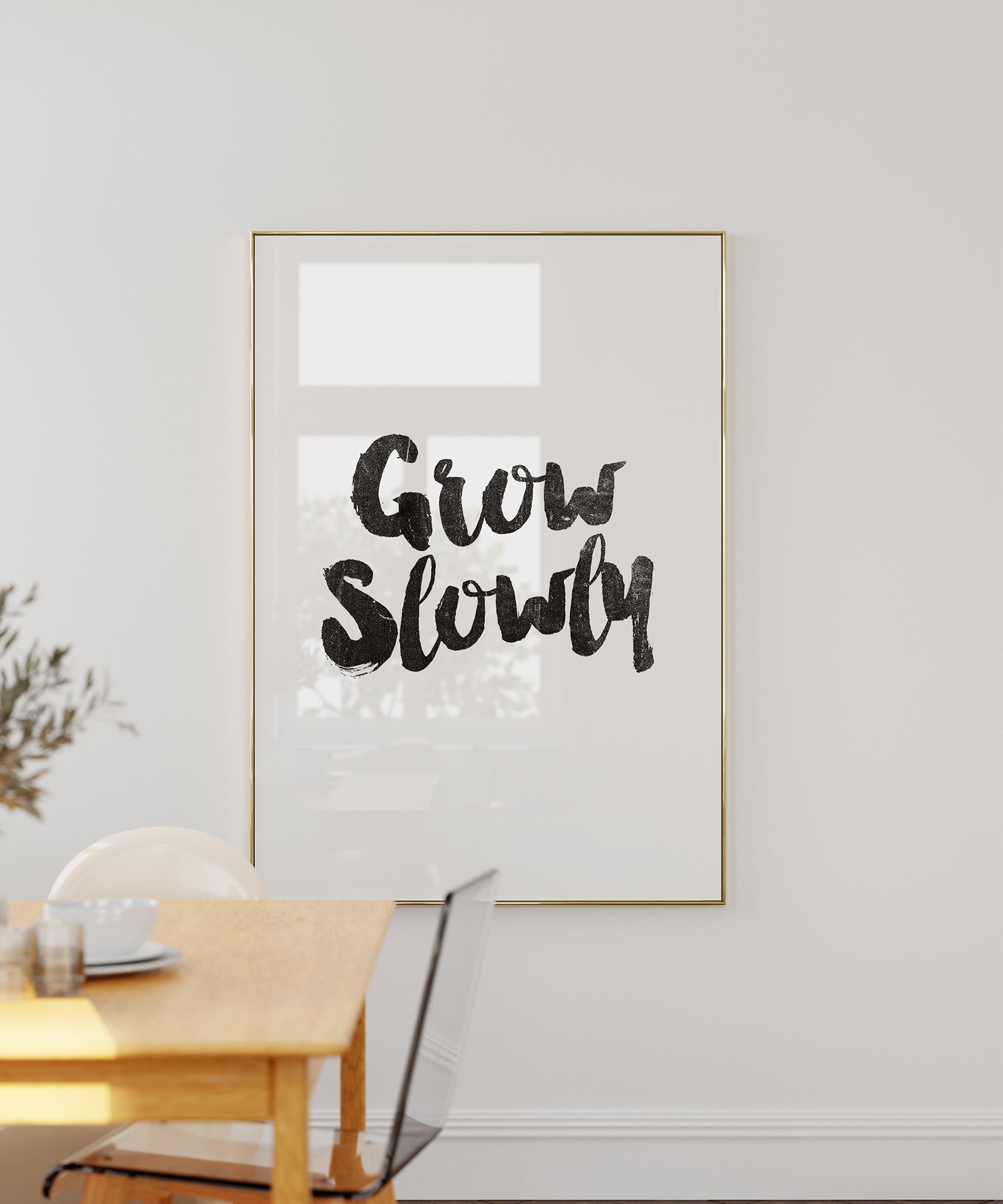Grow Slowly