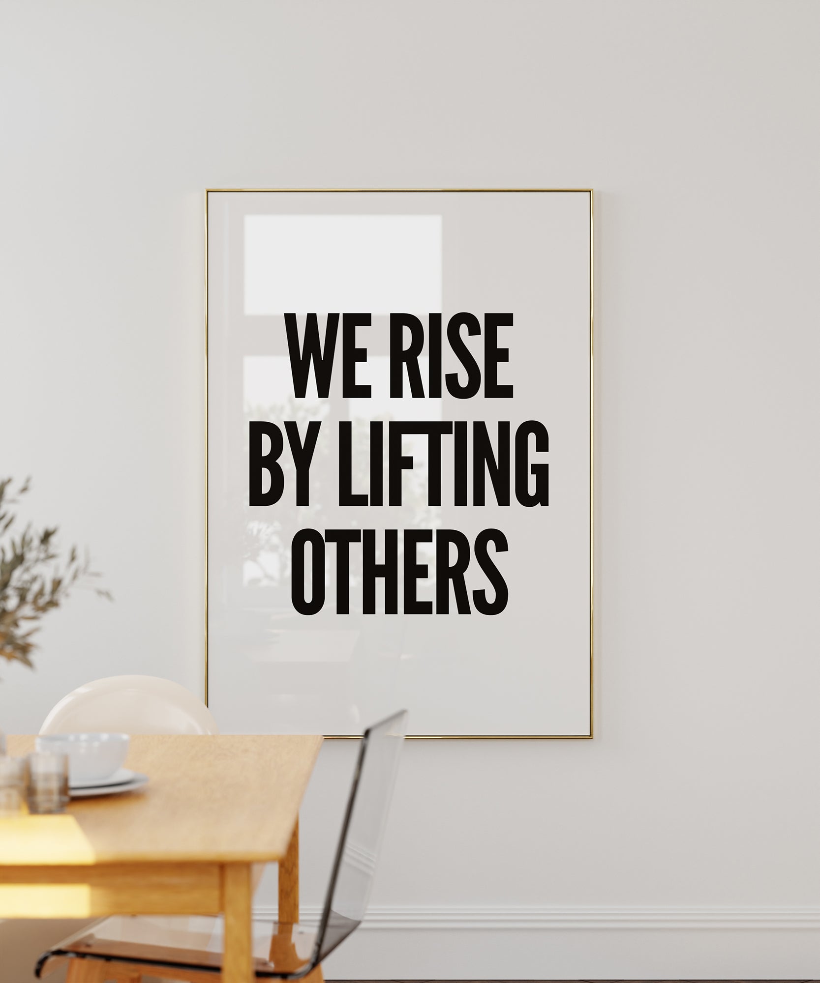 We Rise By Lifting Others
