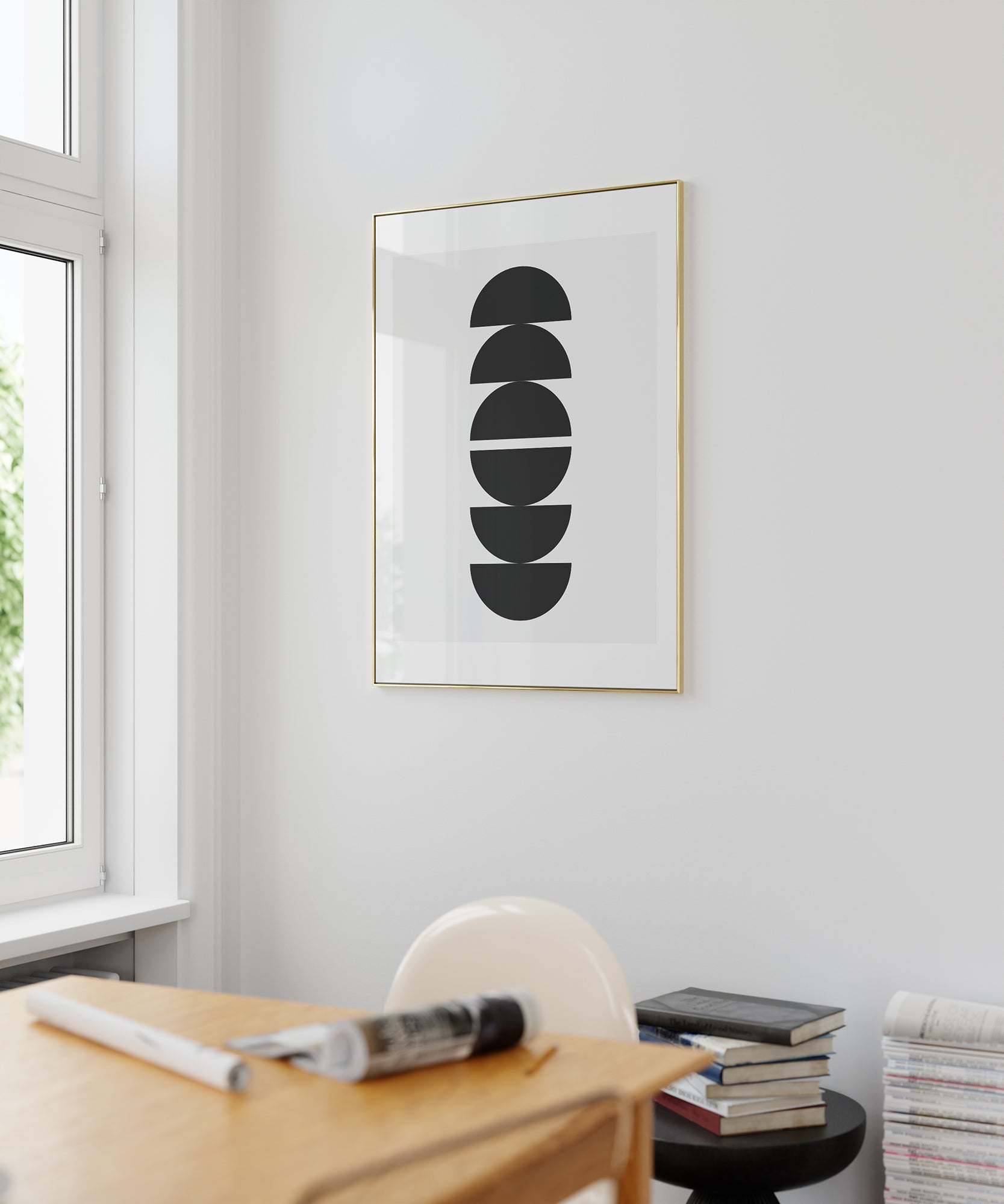 Mid-century Modern Twin