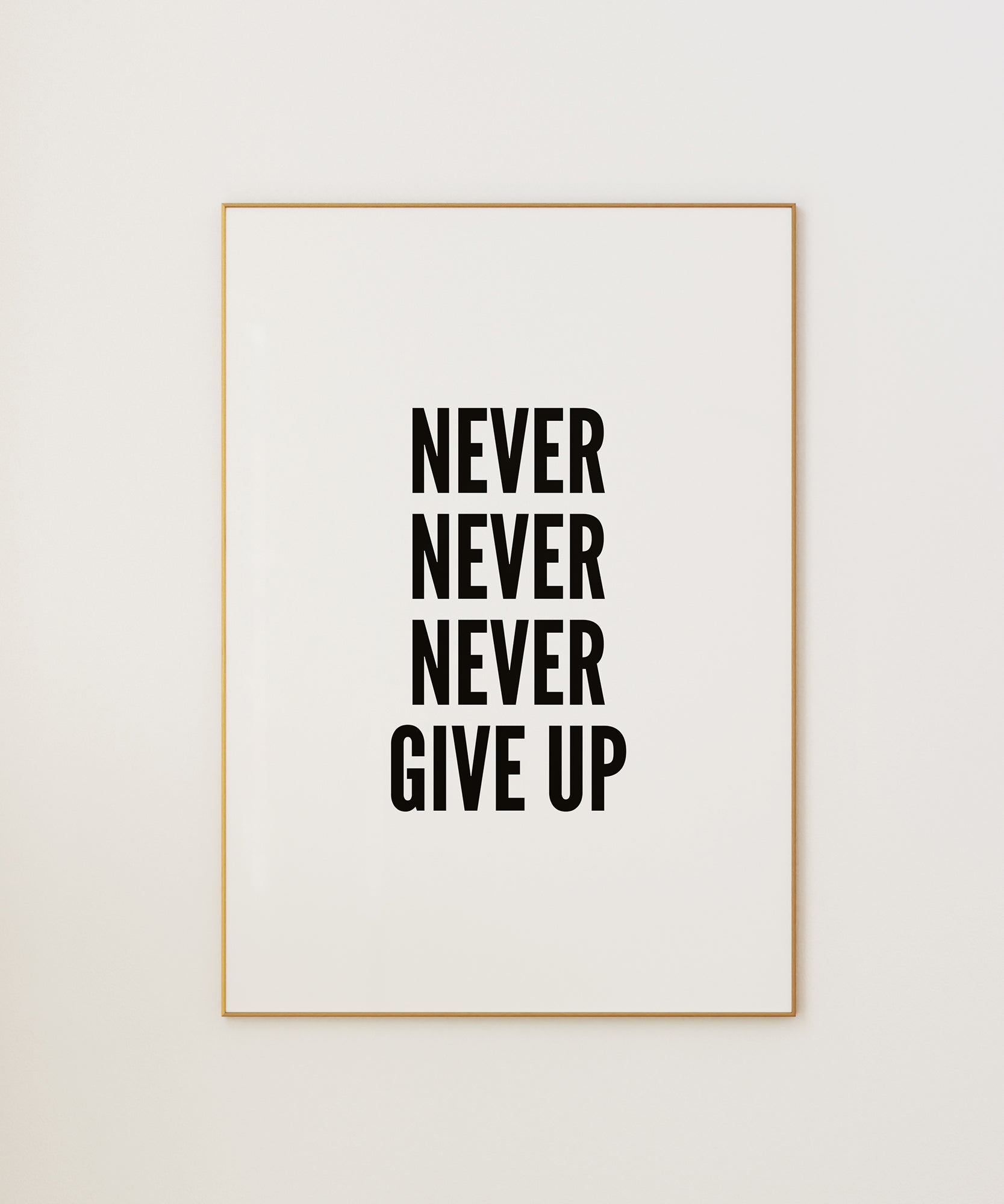 Never Give Up