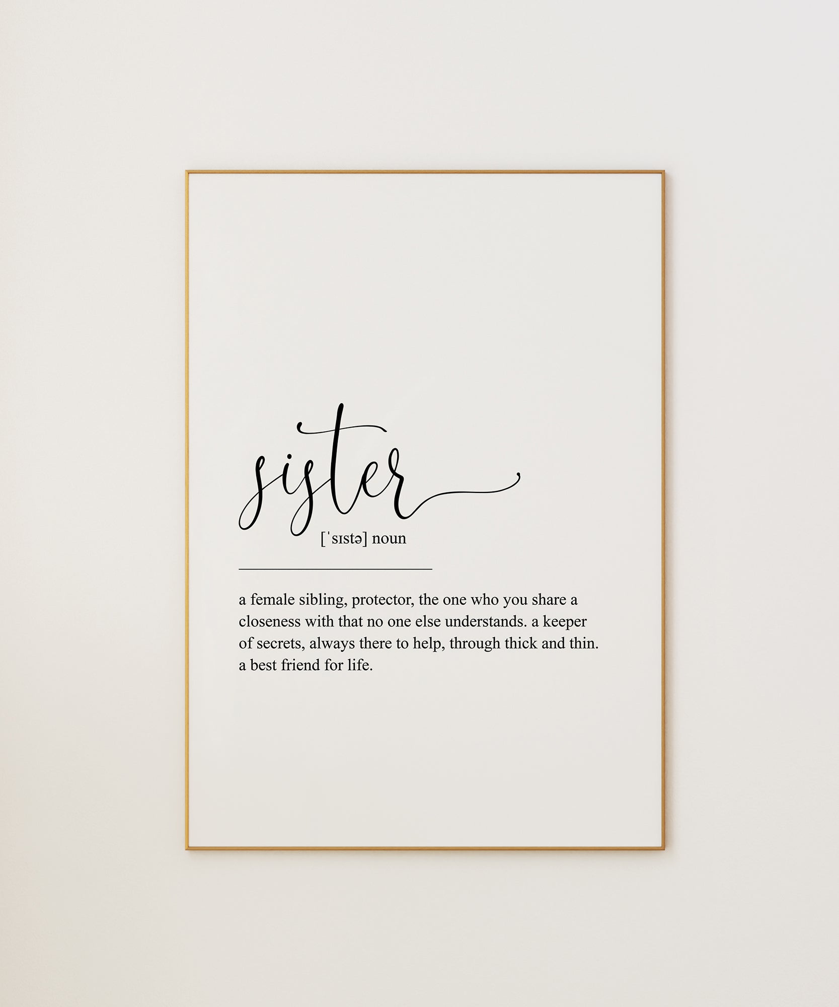 Sister Definition Script