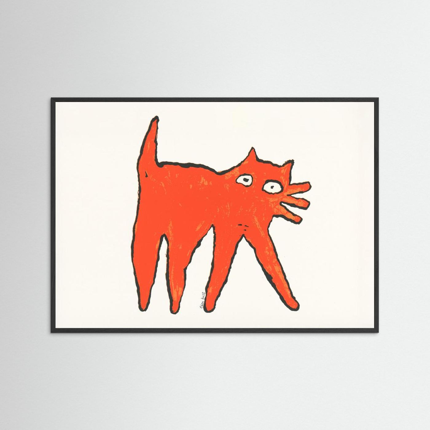 Orange Cat by Eden Kalif