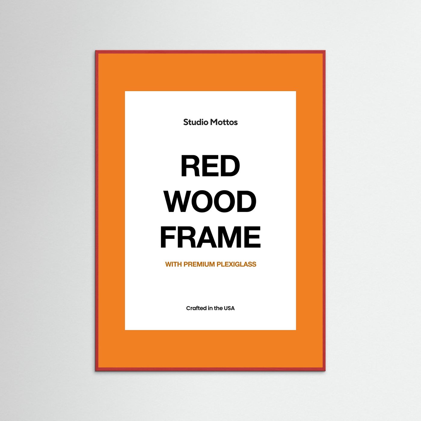 Red Wood Frame