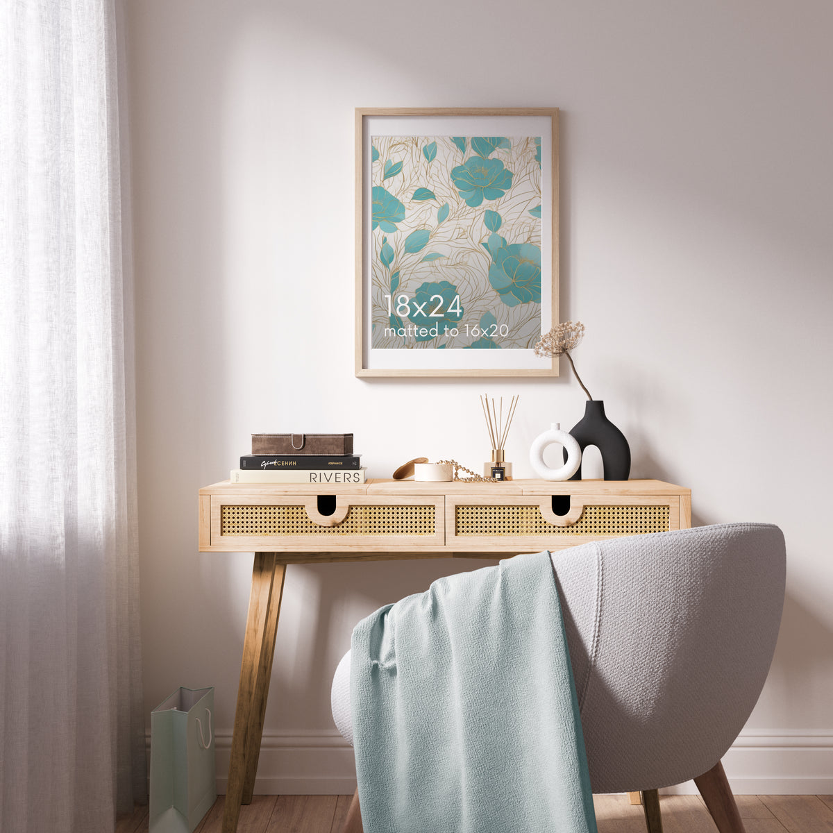 Natural Oak Frame