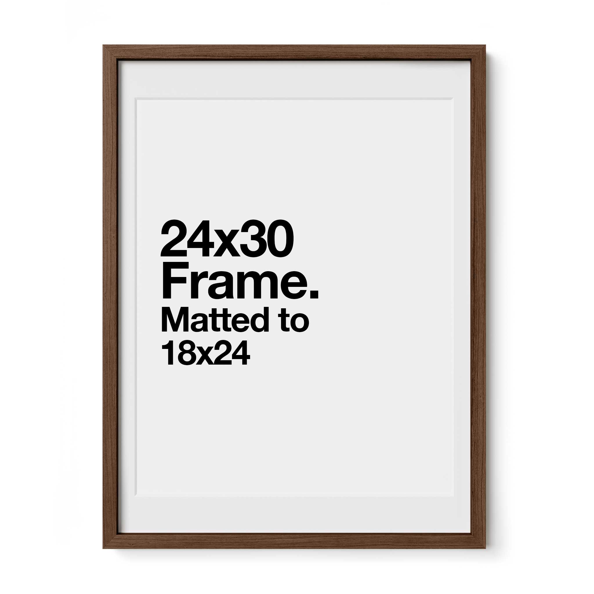 Walnut Oak Frame