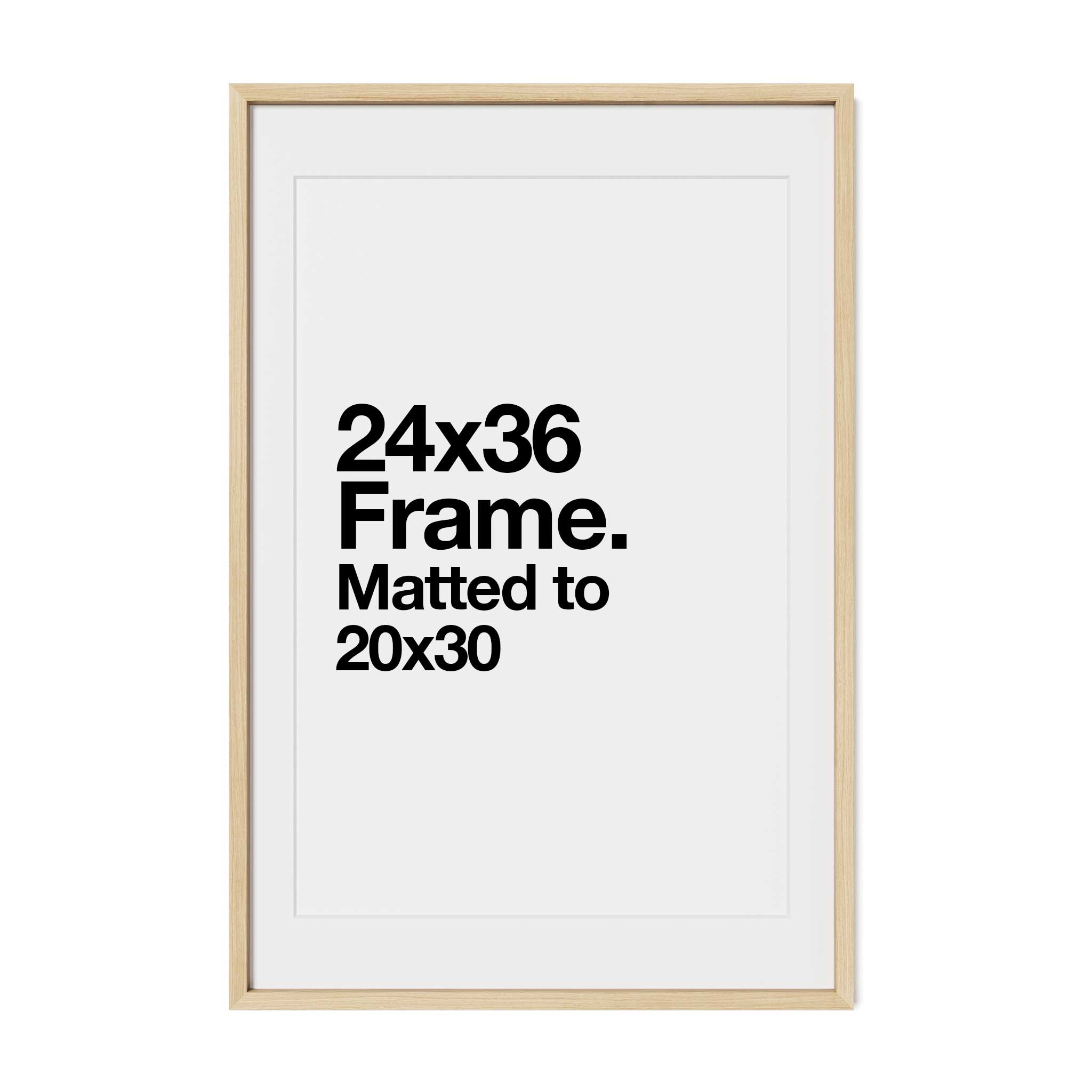 Natural Oak Frame