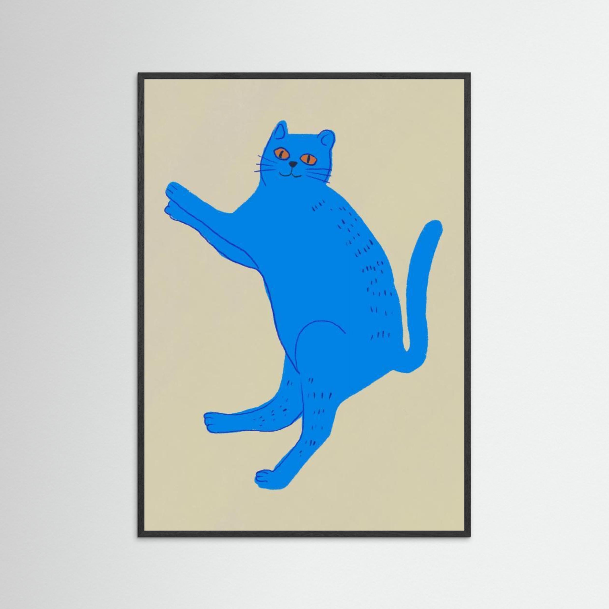 Blue cat by Little Dean