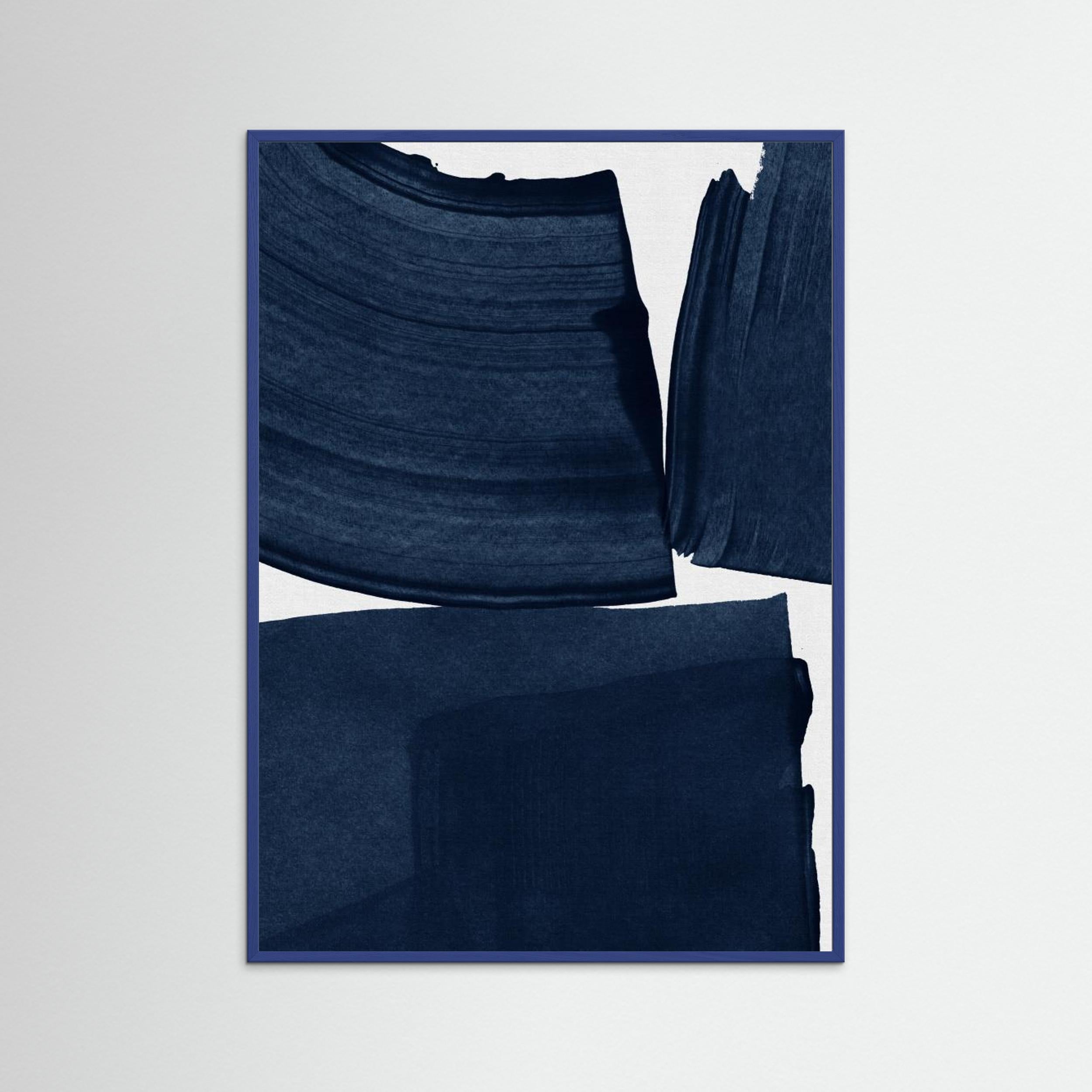 Minimalist Painting Blue I by Orara Studio