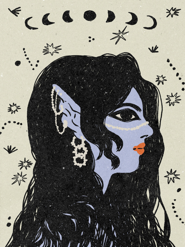 Portrait of a mermaid