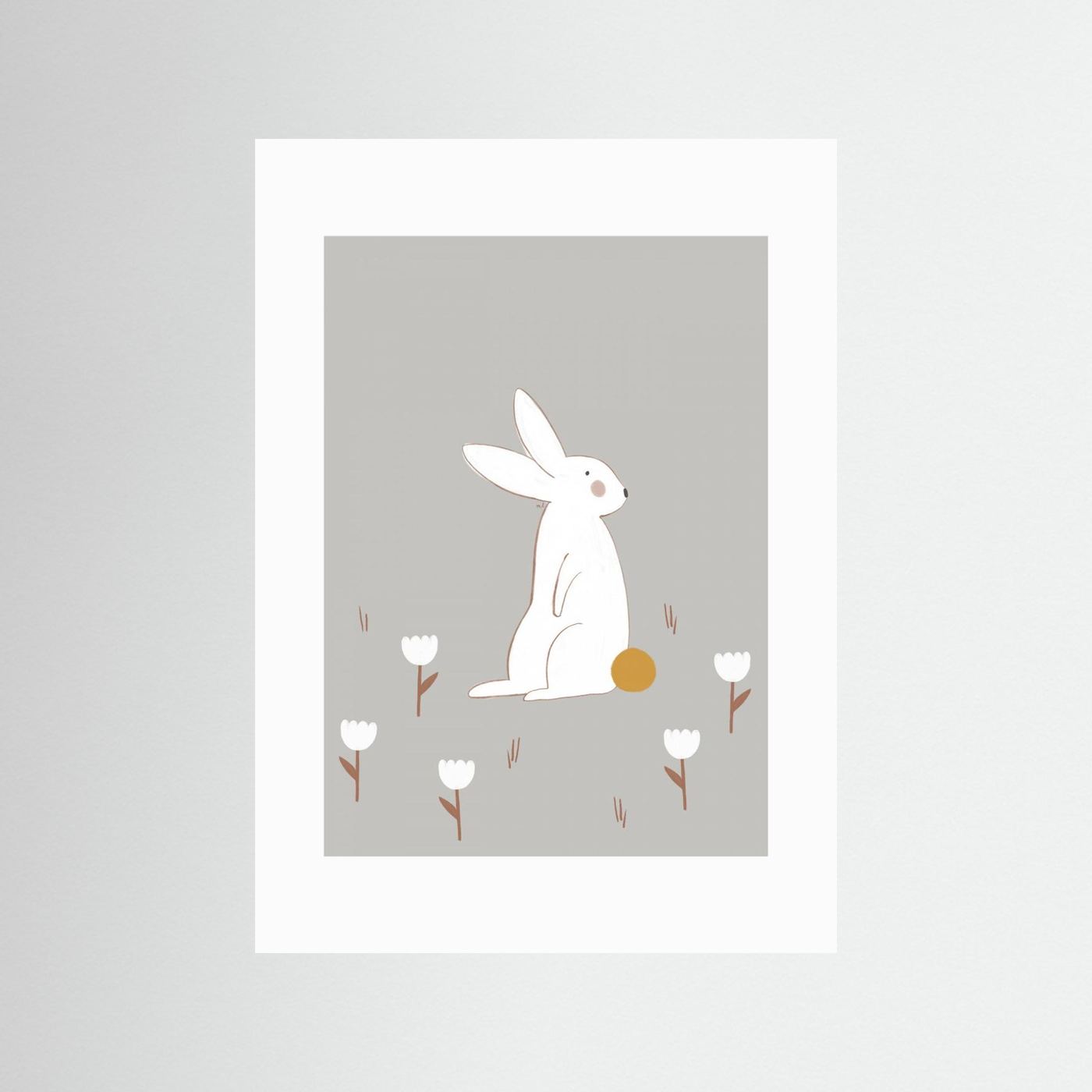 White Little Bunny by Menina Lisboa