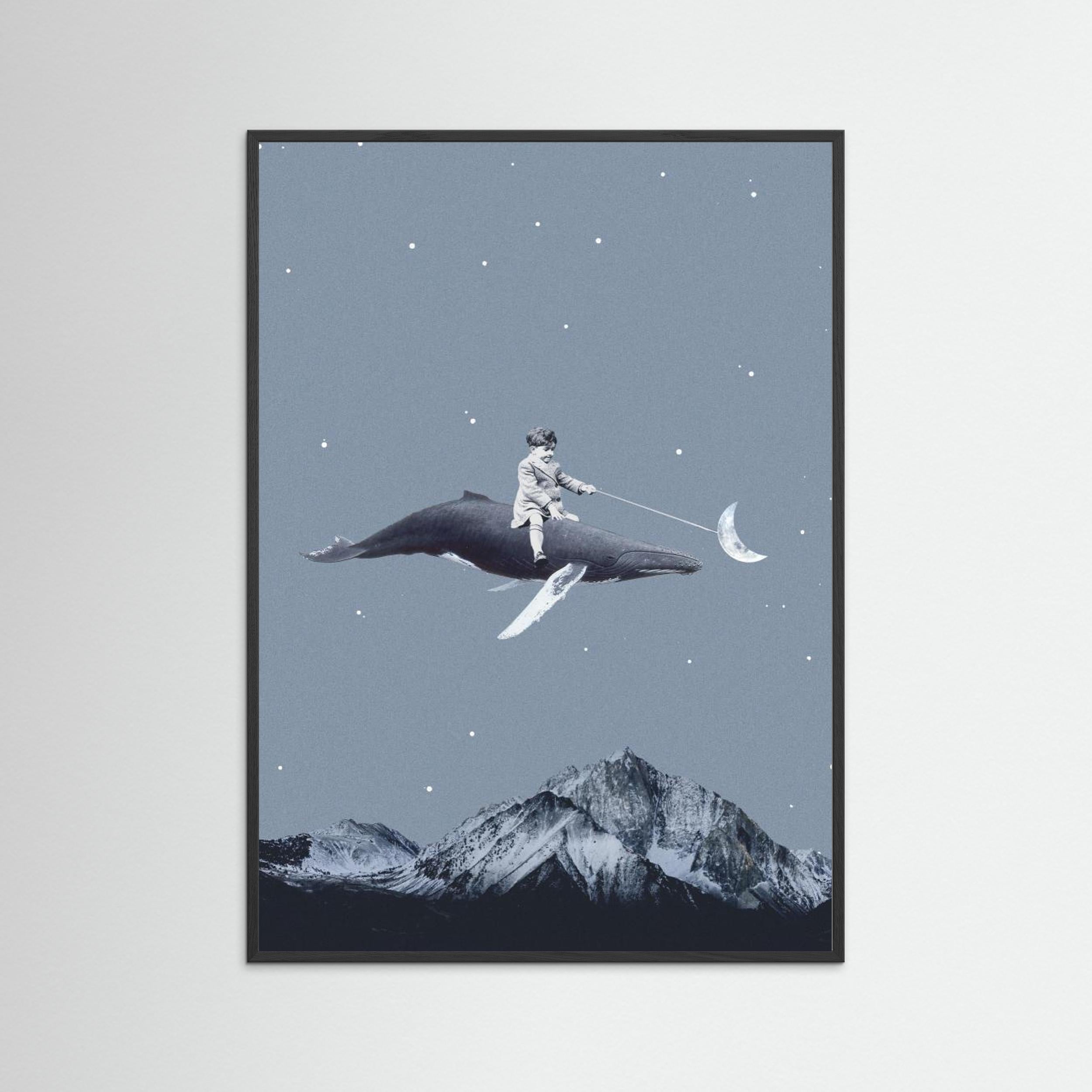 Aim For The Moon Print - Studio Mottos Limited Edition Art