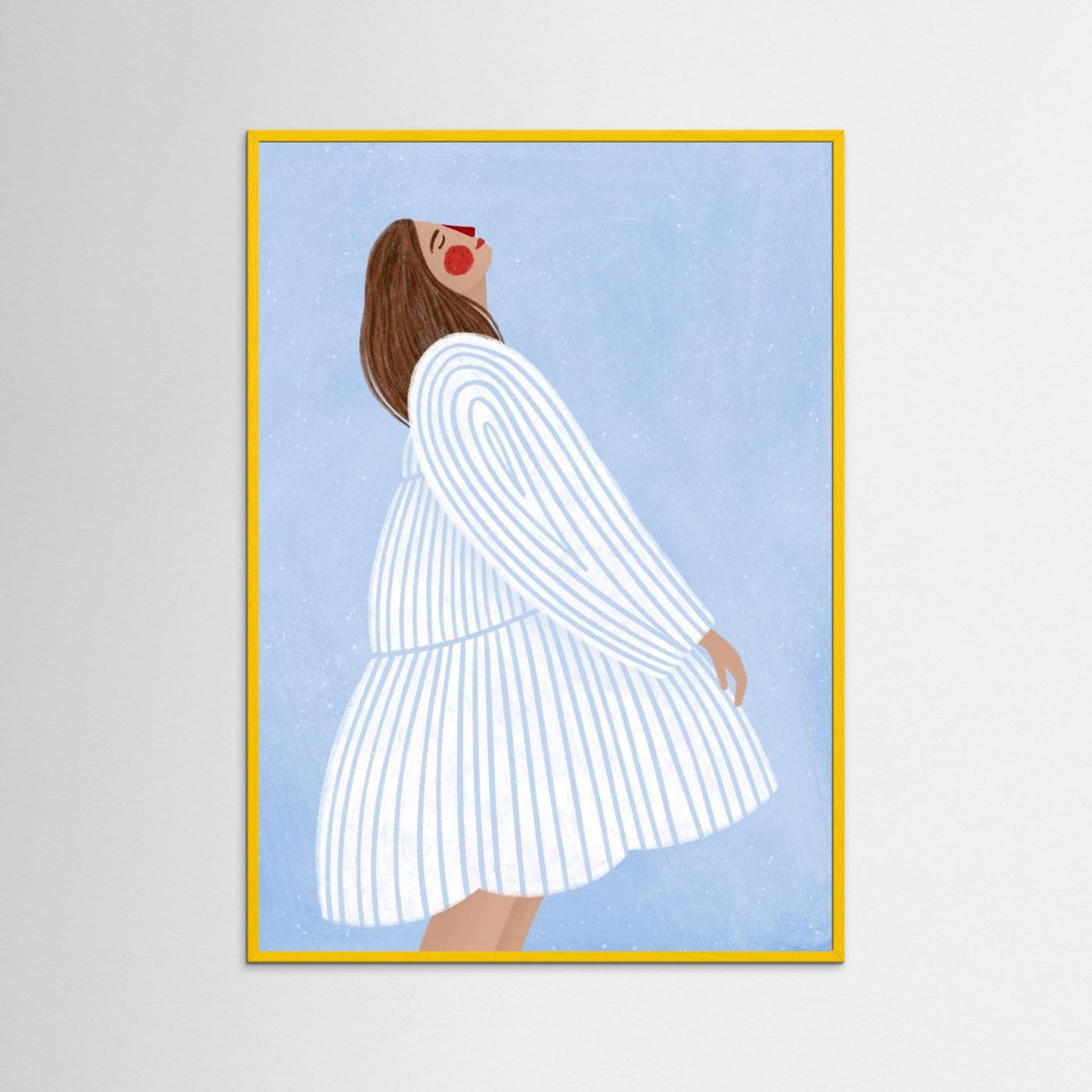 The Woman With the Blue Stripes by Bea Müller