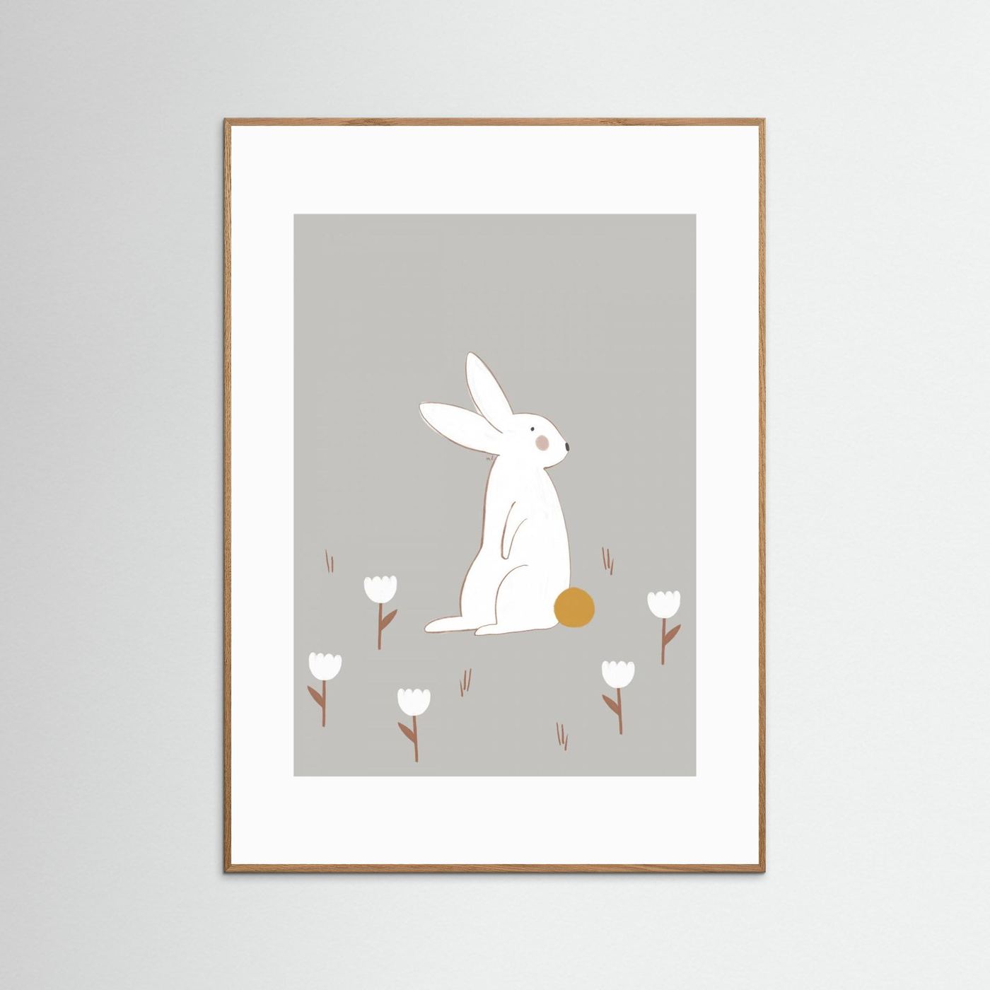 White Little Bunny by Menina Lisboa