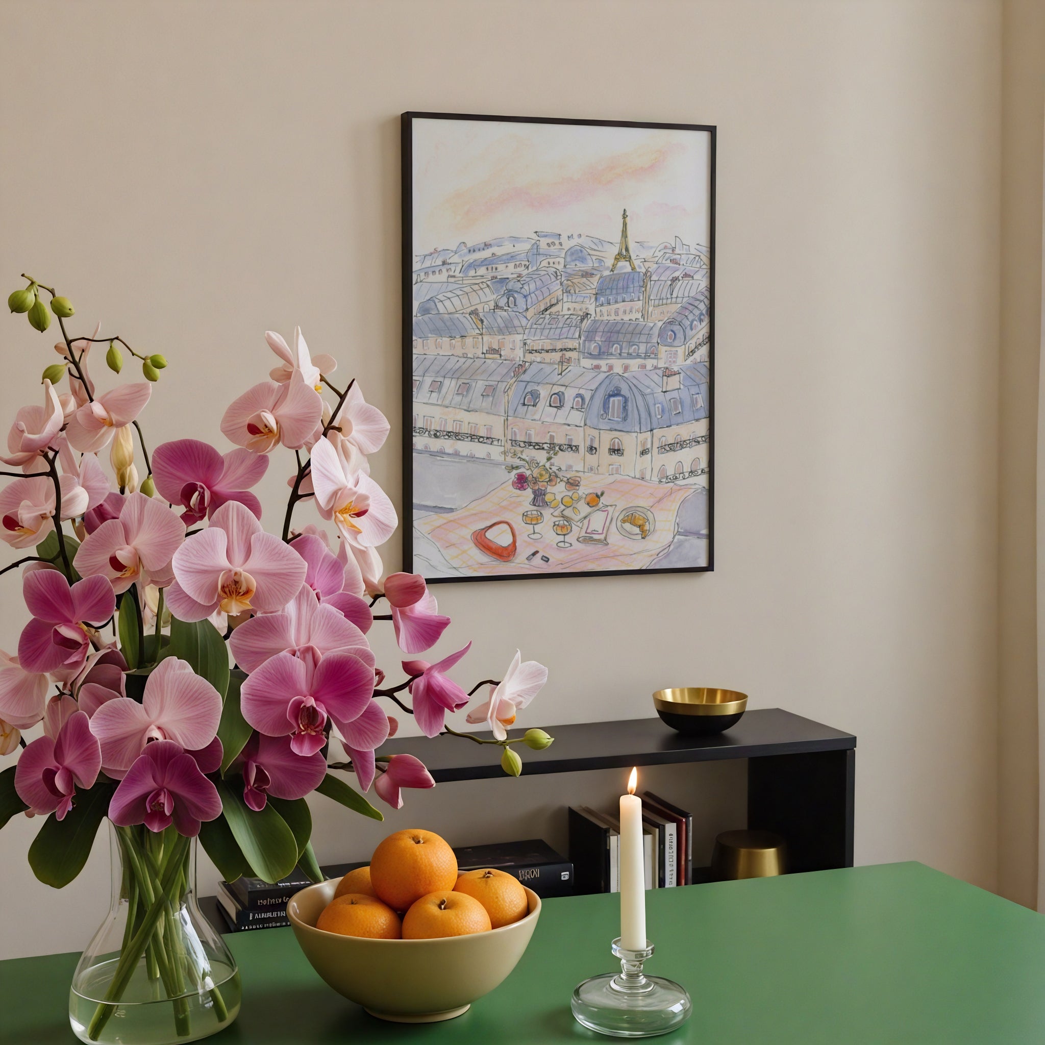 Parisian Rooftop Picnic With Eiffel Tower Views