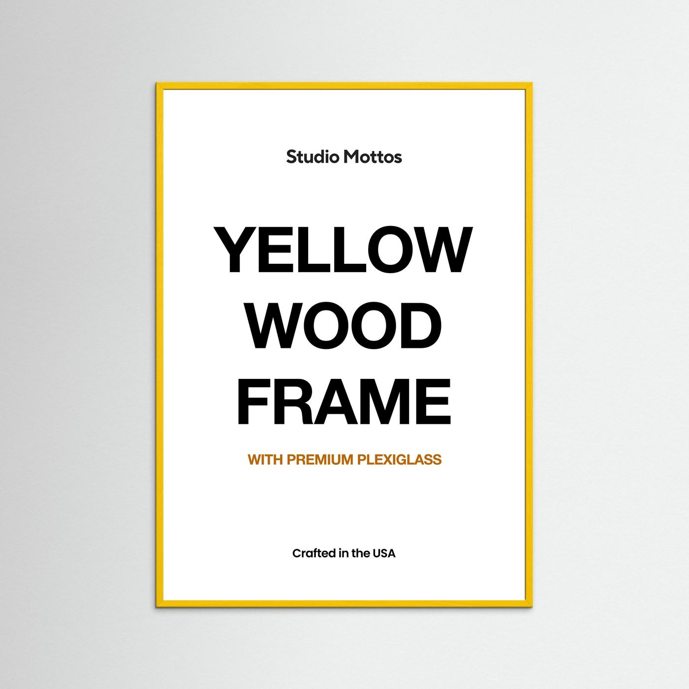 Yellow Wood Frame