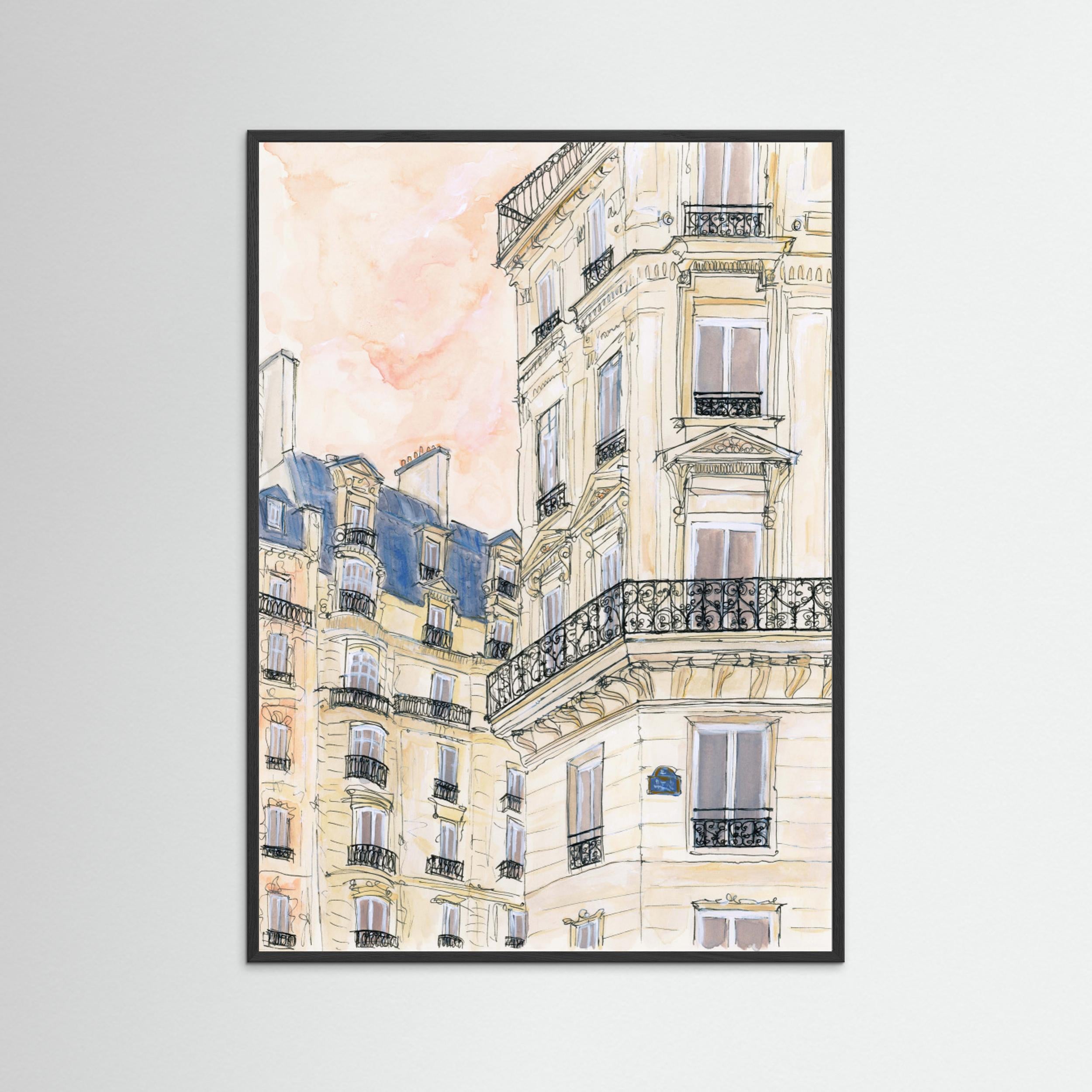 Parisian Street Corner by Katharina Puritscher