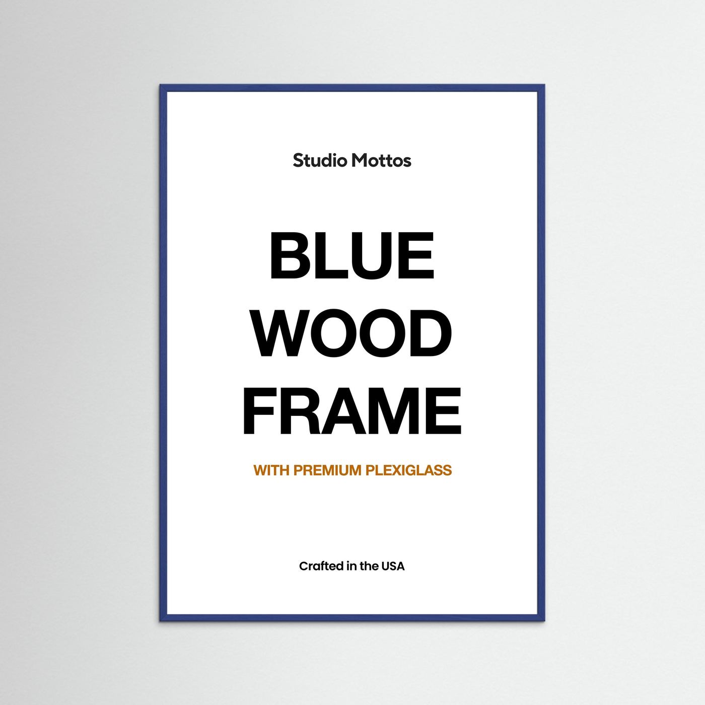 Blue Wood Frame