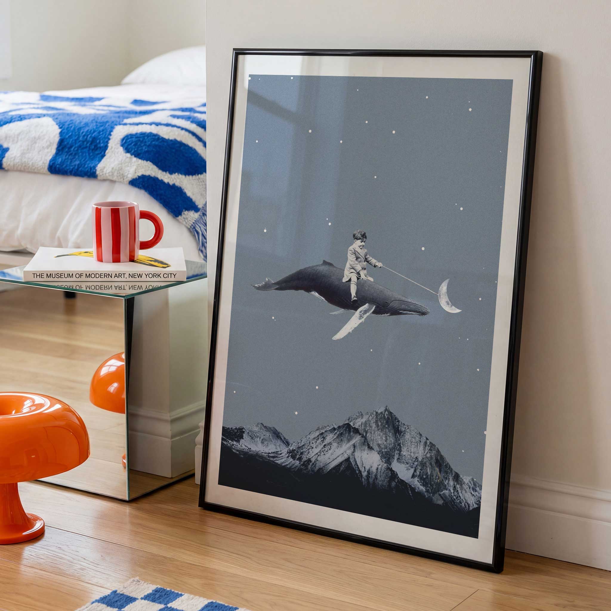 Aim For The Moon Print - Studio Mottos Limited Edition Art