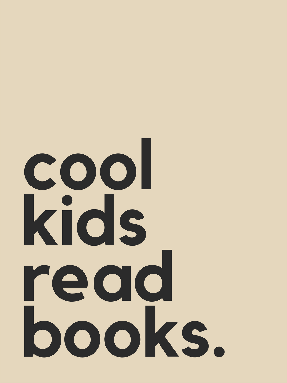 Cool Kids Read Books
