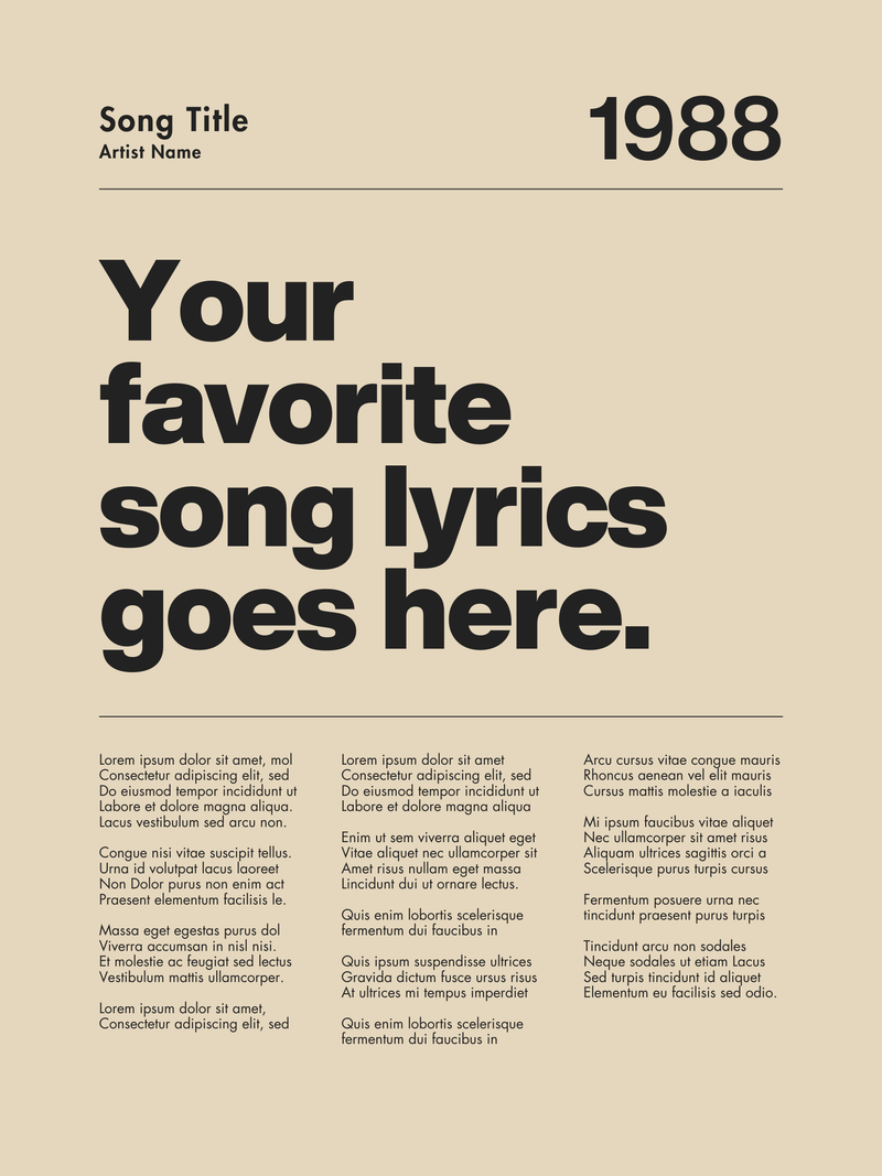 CUSTOM SONG SAND