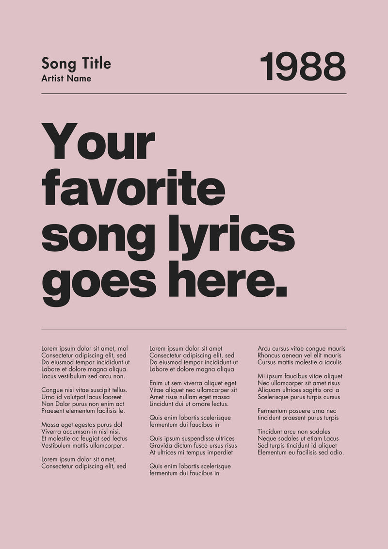 CUSTOM SONG BLUSH