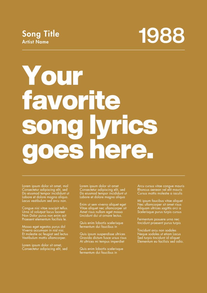 CUSTOM SONG MARIGOLD