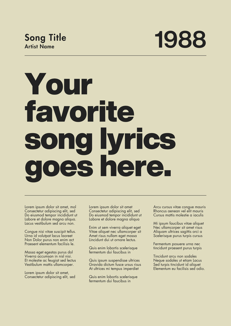 CUSTOM SONG VANILLA