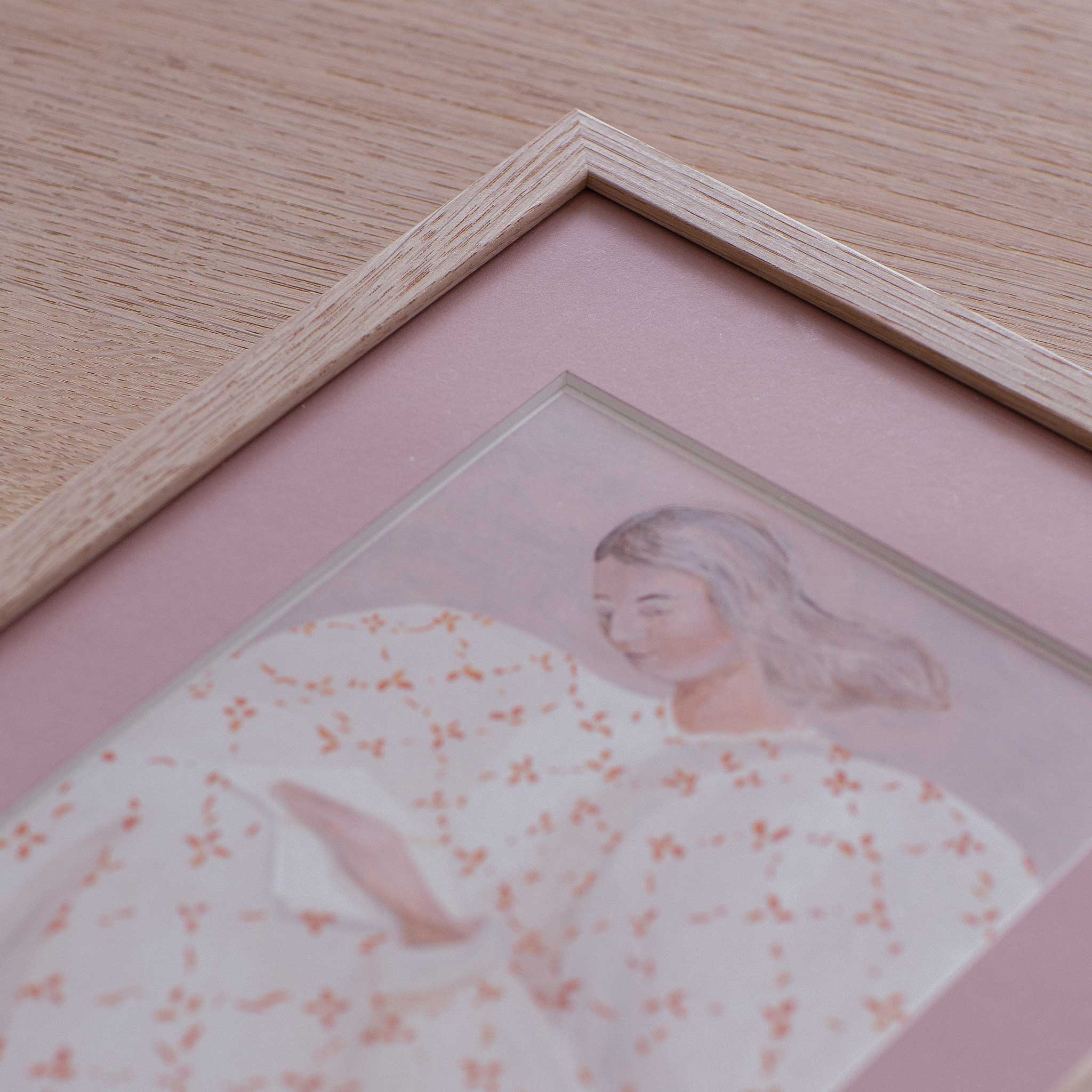 Nature Oak Frame With Plexiglass