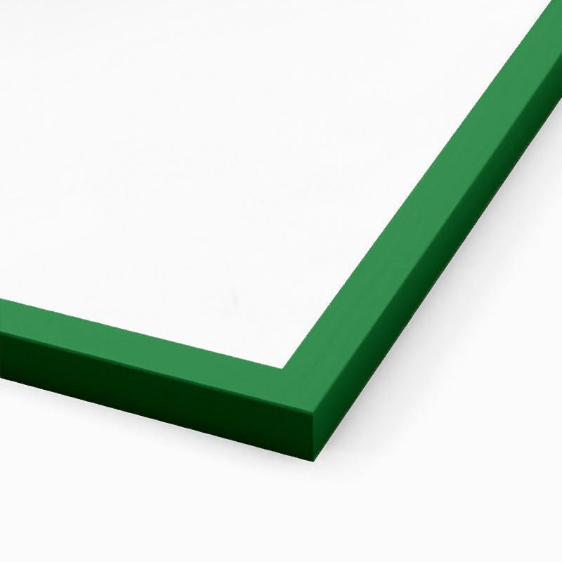 Green Wood Frame With Plexiglass