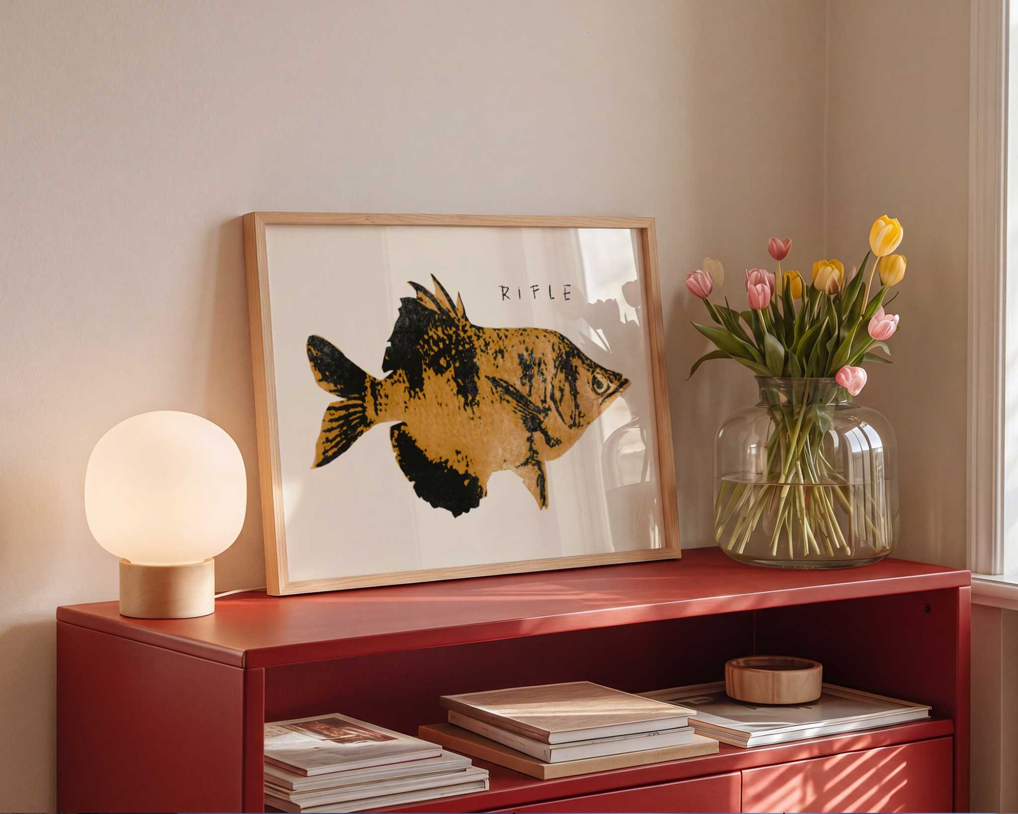 Rustic Patterned Fish