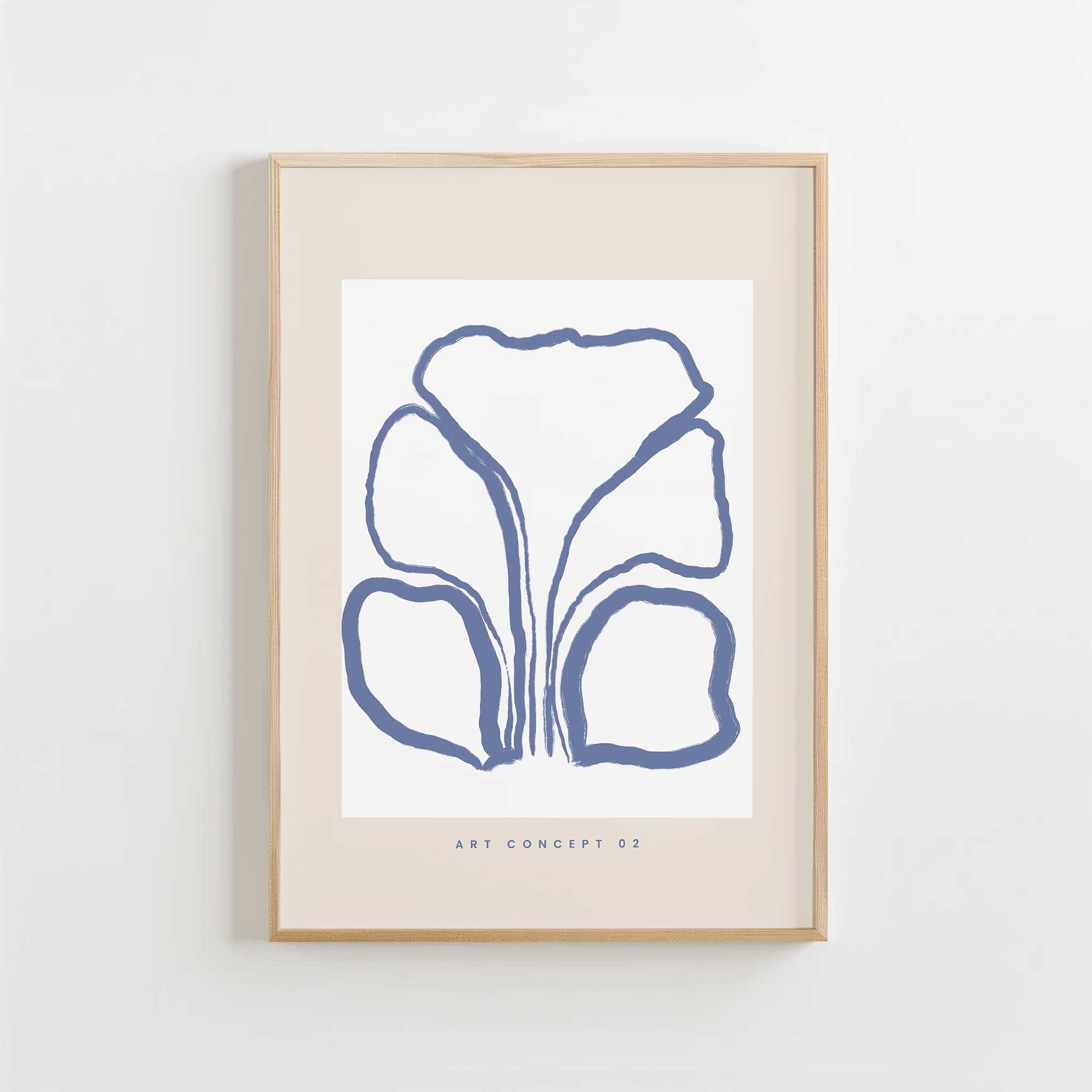 Calming lilac abstract floral 'Soft Bloom No.16', modern wall art for serene sophistication aesthetic, titled 'Soft Bloom No.16'