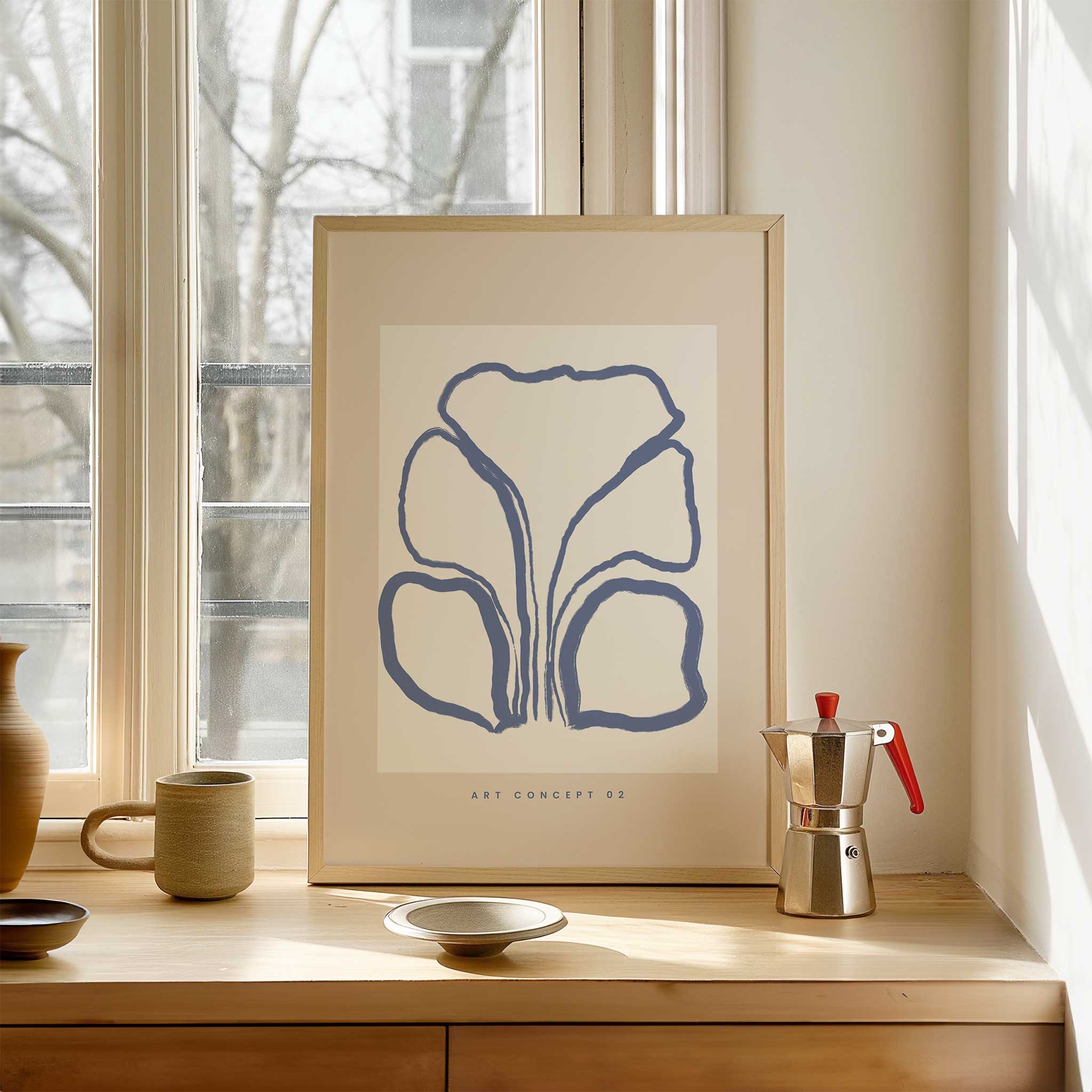 Calming lilac abstract floral 'Soft Bloom No.16', modern wall art for serene sophistication aesthetic, titled 'Soft Bloom No.16'
