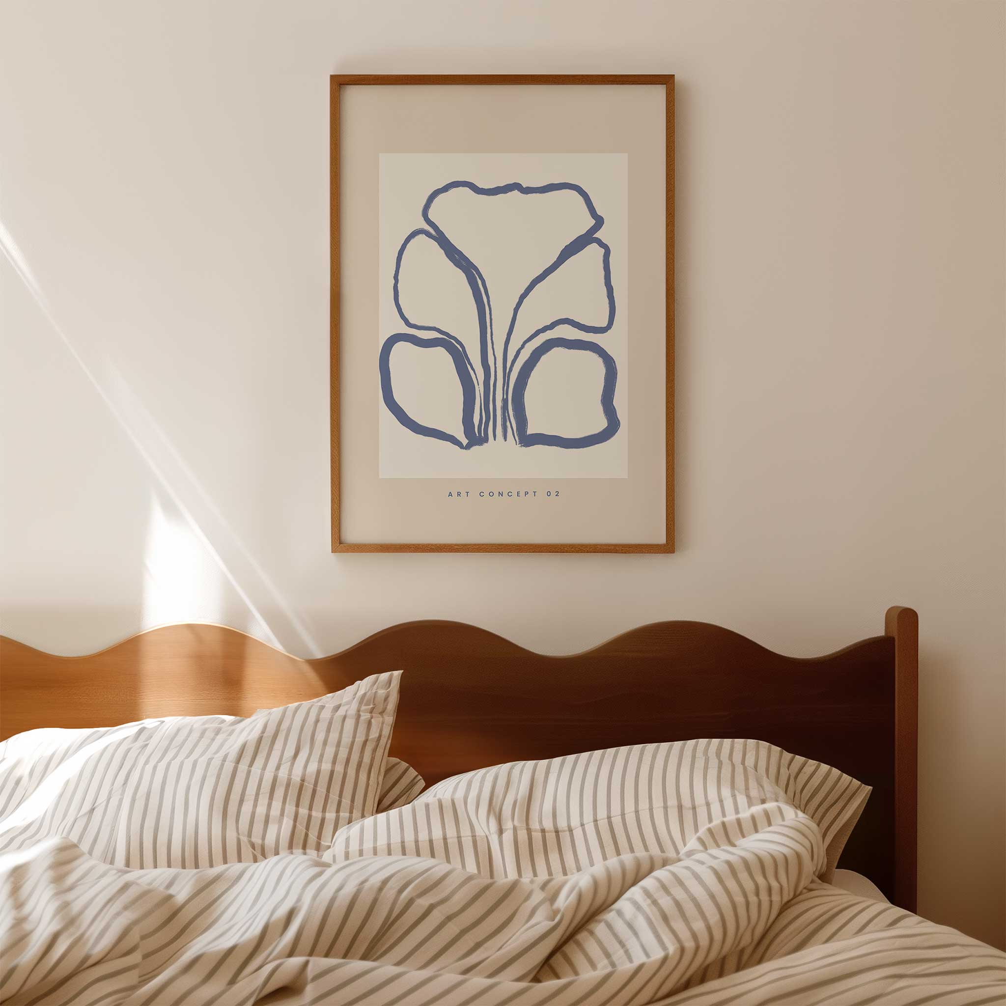 Calming lilac abstract floral 'Soft Bloom No.16', modern wall art for serene sophistication aesthetic, titled 'Soft Bloom No.16'