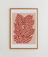 Red Plants Print